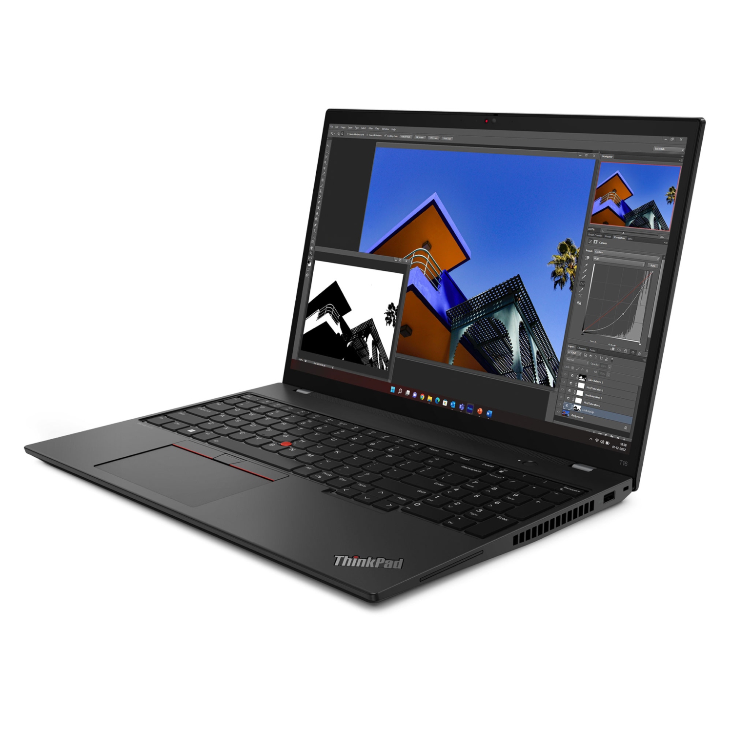 Lenovo ThinkPad T16 Gen 2 Intel Laptop, 16" IPS 60Hz, i7-1365U, UHD Graphics, 16GB, 512GB