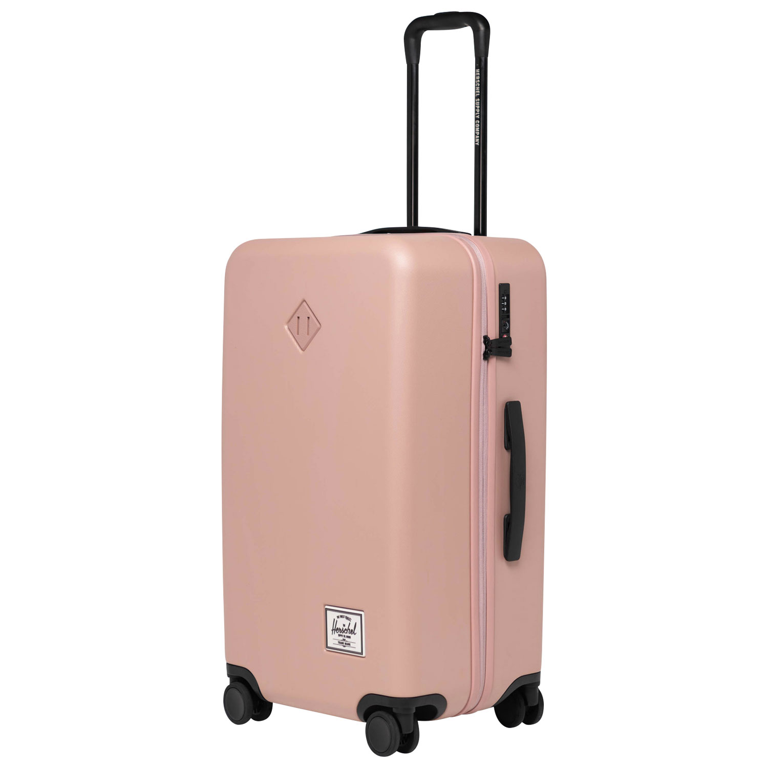 Valise rigide de 27,17 po Heritage de Herschel - Rose cendré