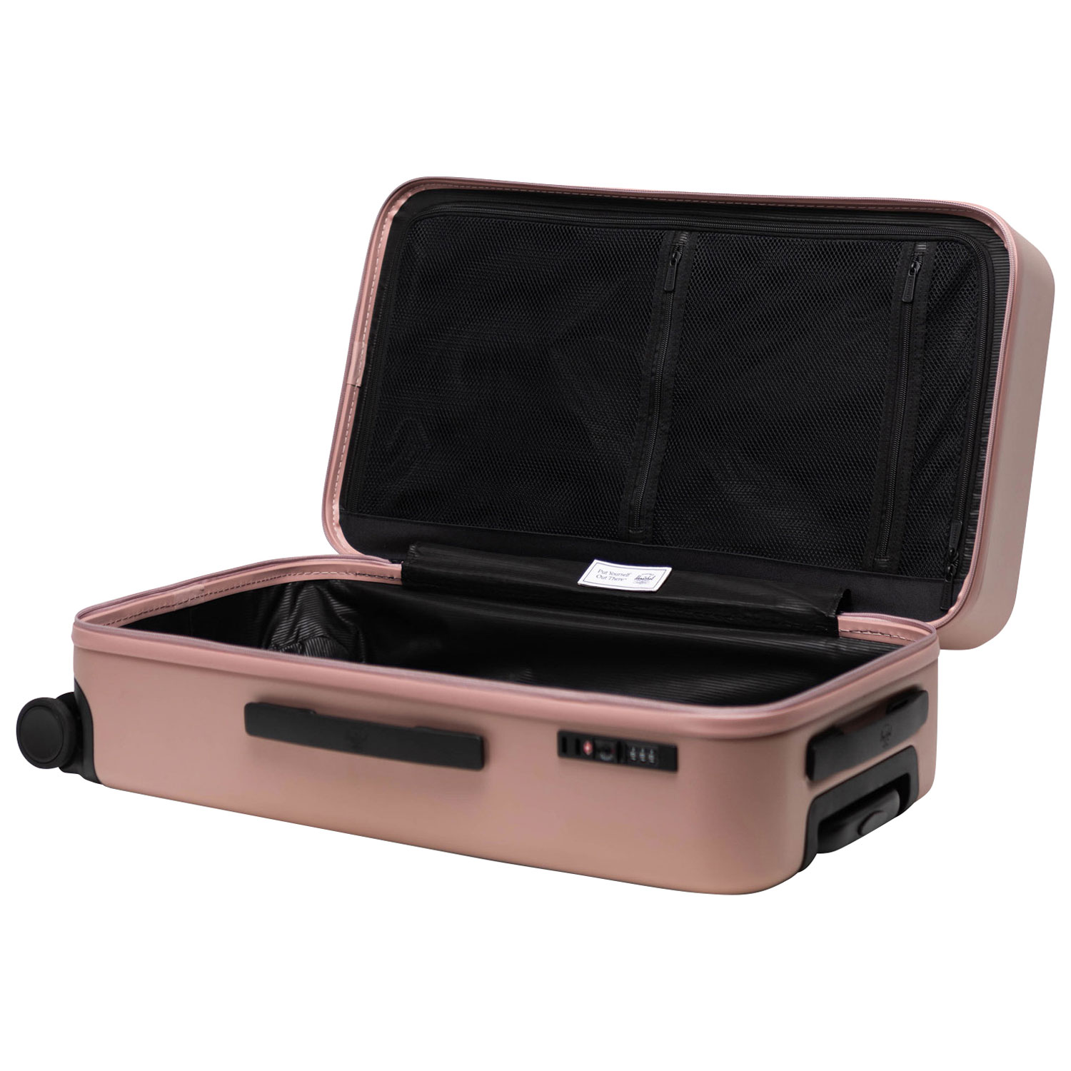 Valise rigide de 27,17 po Heritage de Herschel - Rose cendré