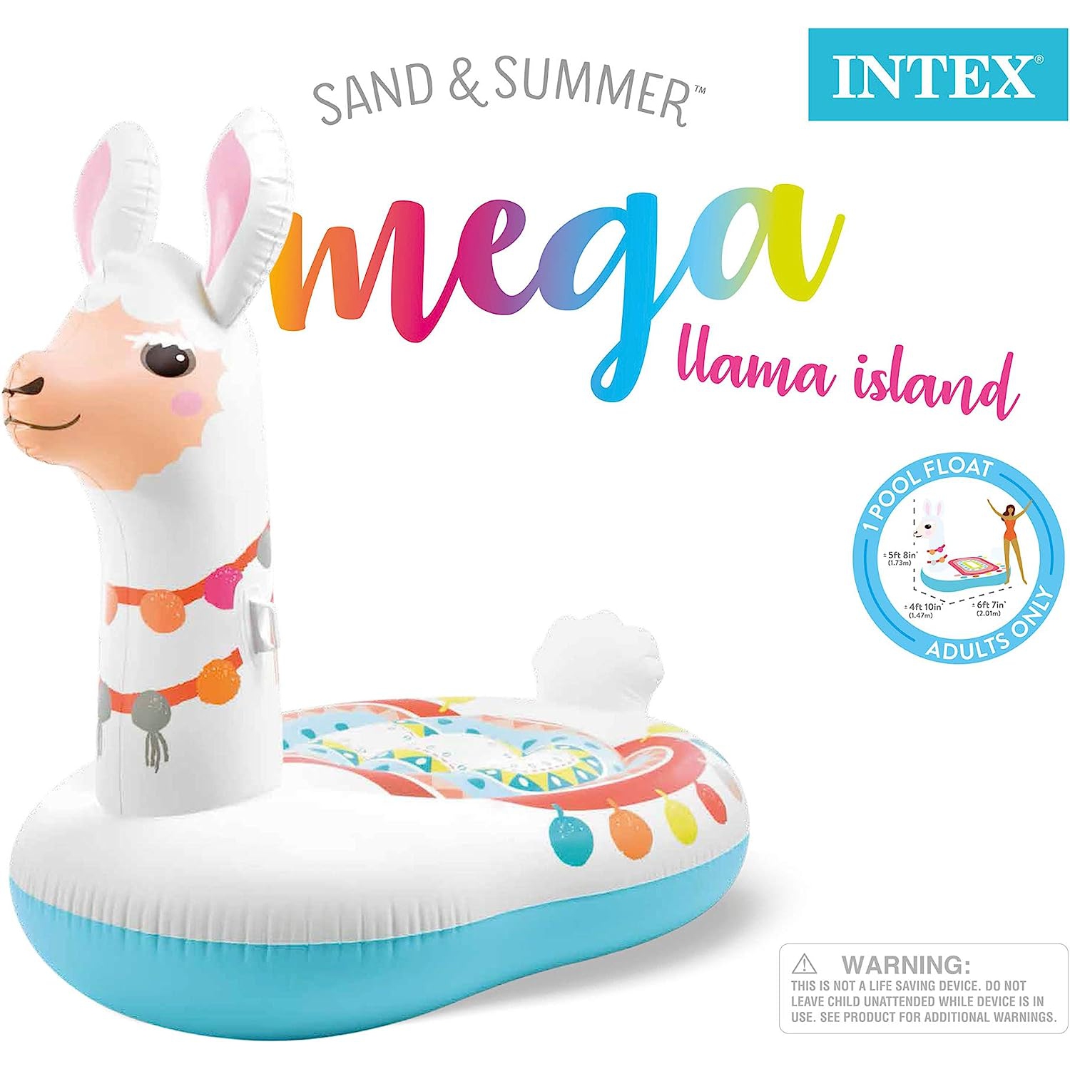 INTEX - MEGA LLAMA ISLAND, Age: adult