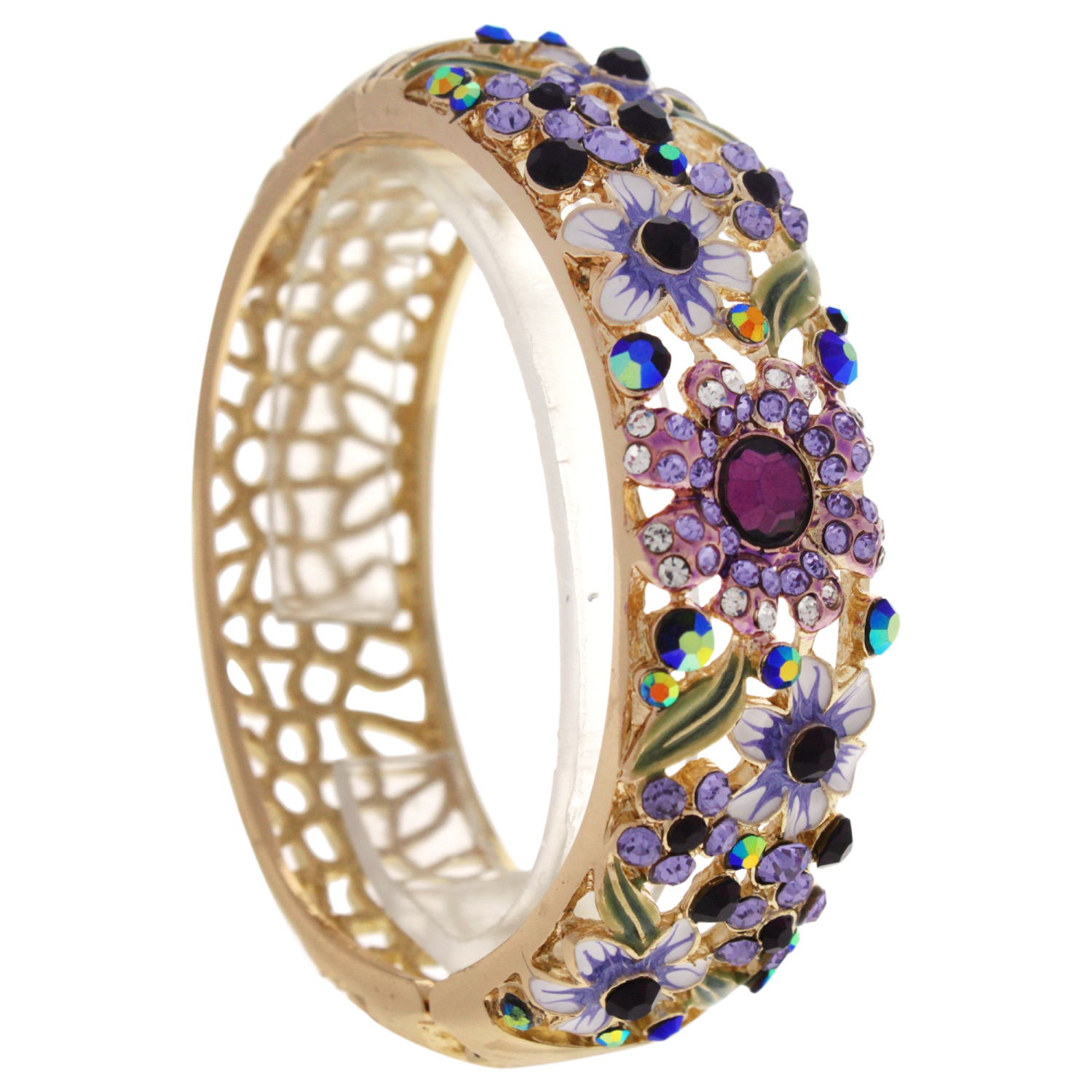 Bracelet en or MSHHI-B à pierres multicolores par Manoush pour femmes - Bracelet 1 pièces