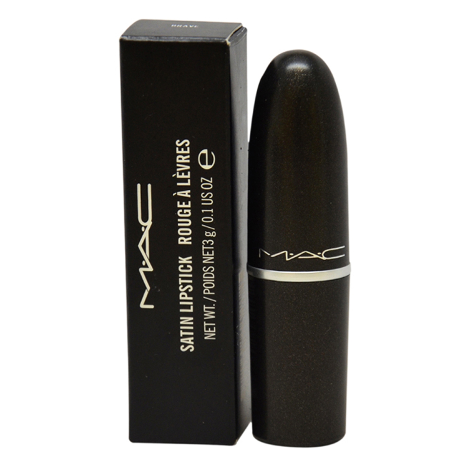 Satin Lipstick - Brave by MAC for Women - 0.1 oz Lipstick