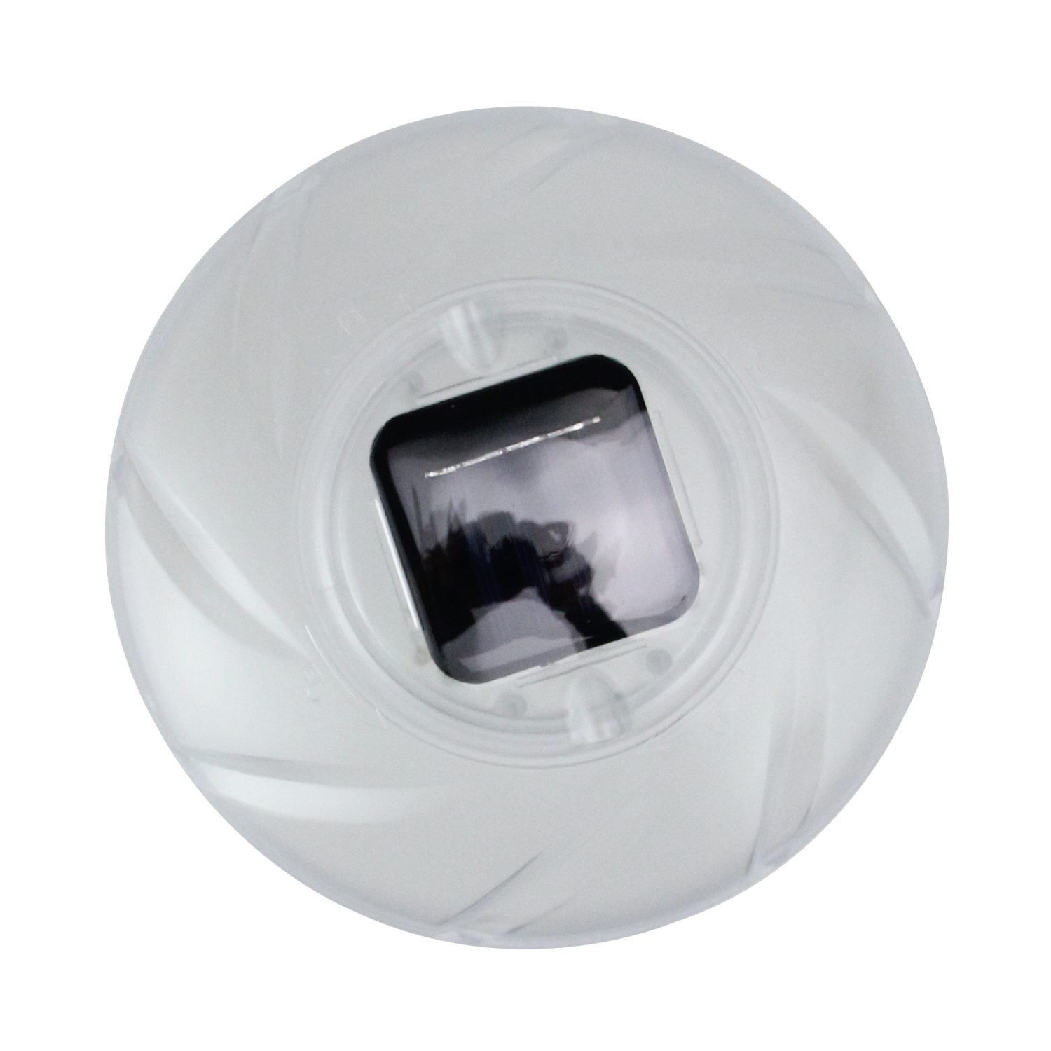 Lampe solaire flottante de 7,5 po à disque transparent qui change de couleur pour la piscine