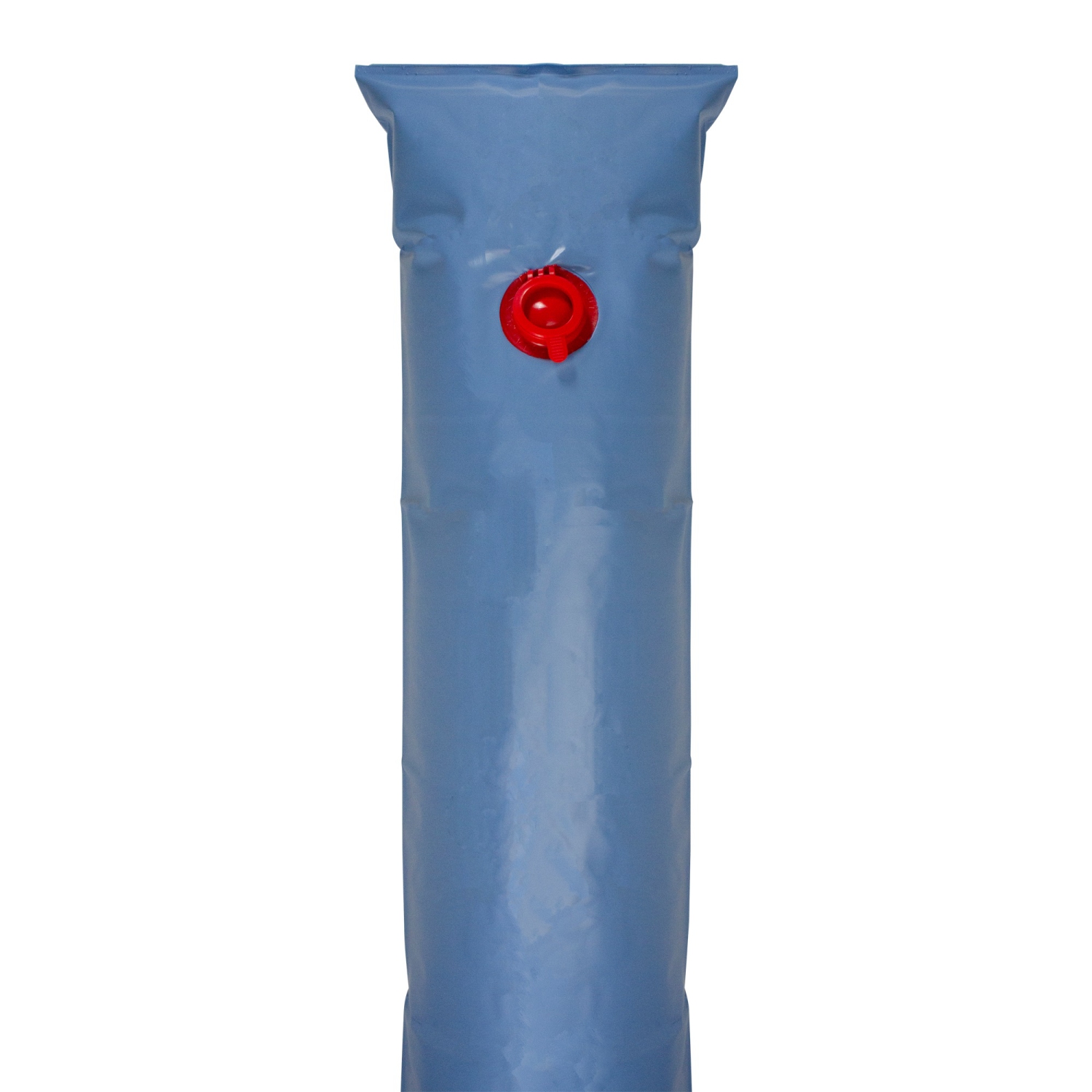 Tube d'eau de piscine à double chambre, 1 x 8 pi, bleu