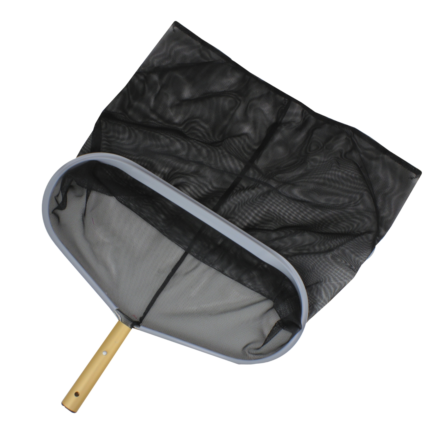 Piscine noire ultra profonde professionnelle de 19,5 po avec tête de râteau à feuilles