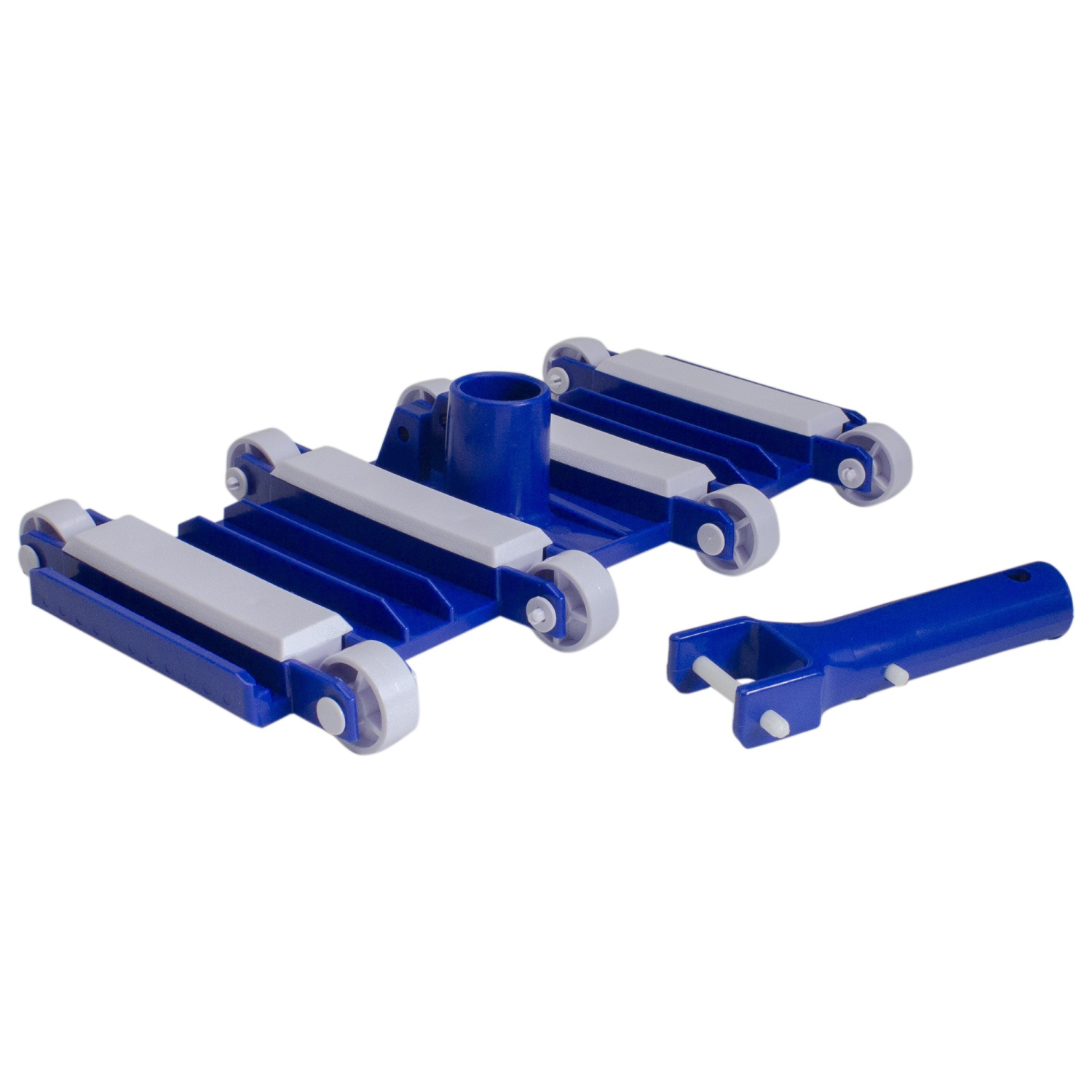 Trousse de nettoyage pour piscine, 7 pièces, bleu, variés