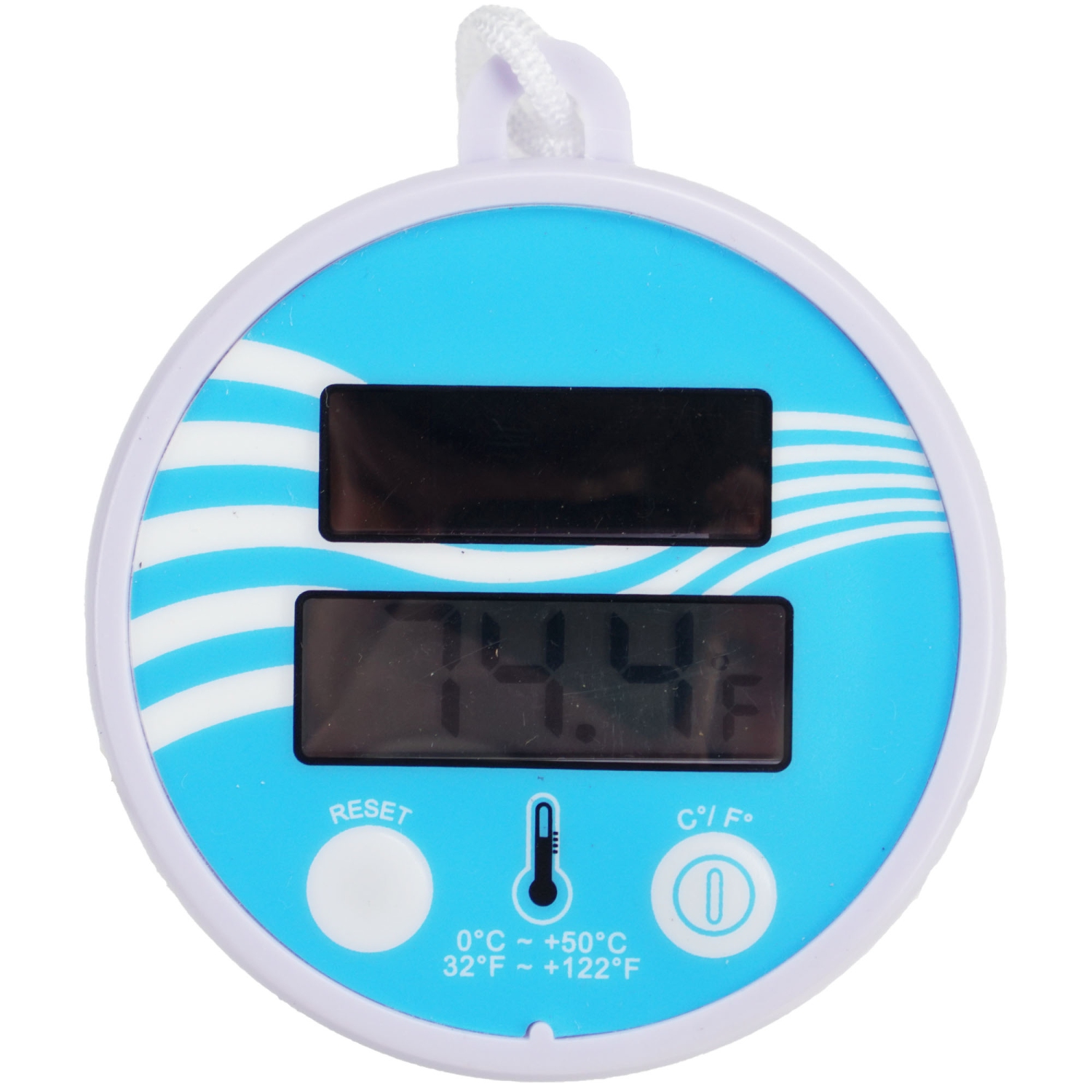 5.5" Solar Powered Floating Digital Pool and Spa Thermometer