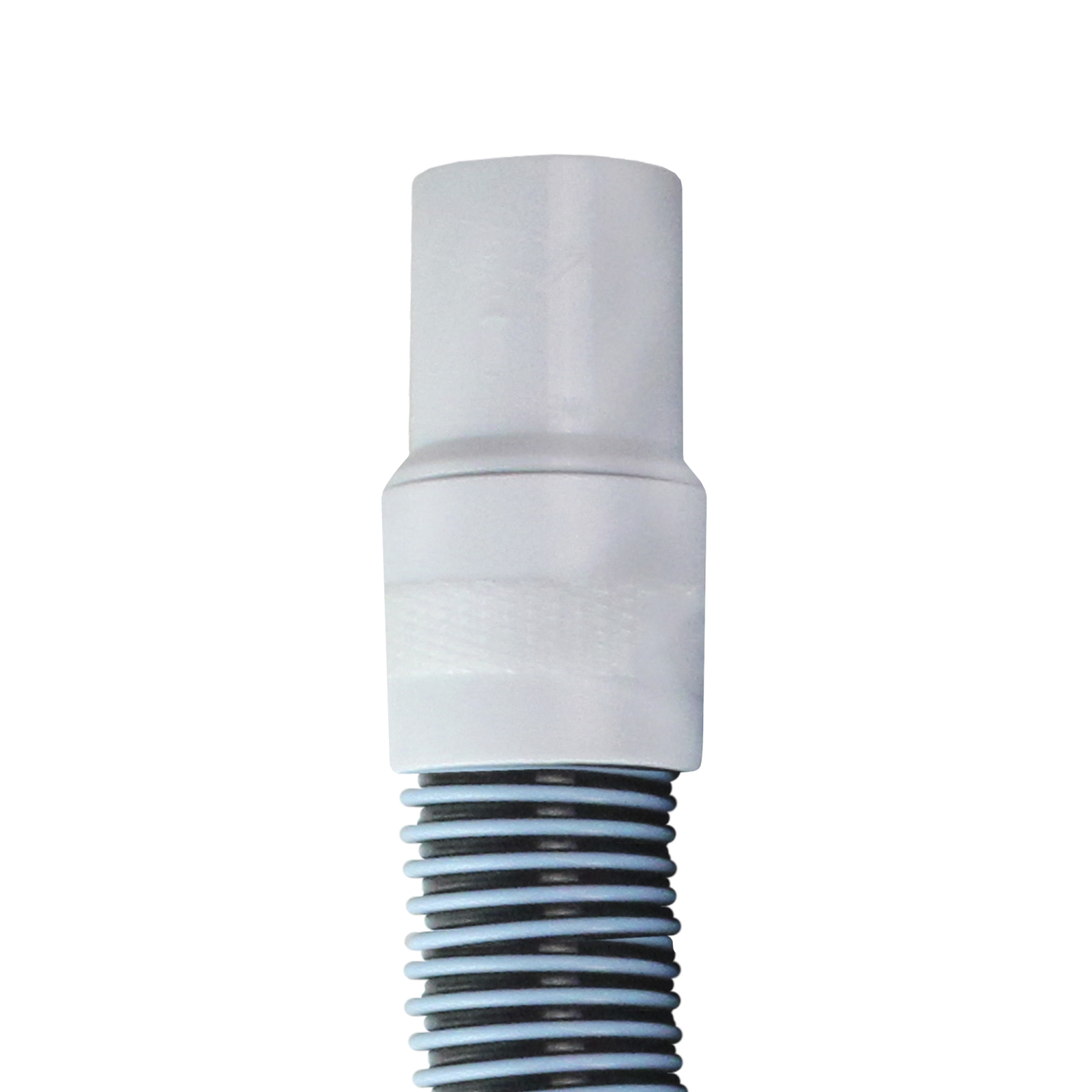 Tuyau d'aspirateur pour piscine creusée en EVA bleu et blanc, 25 pi x 1,5 po