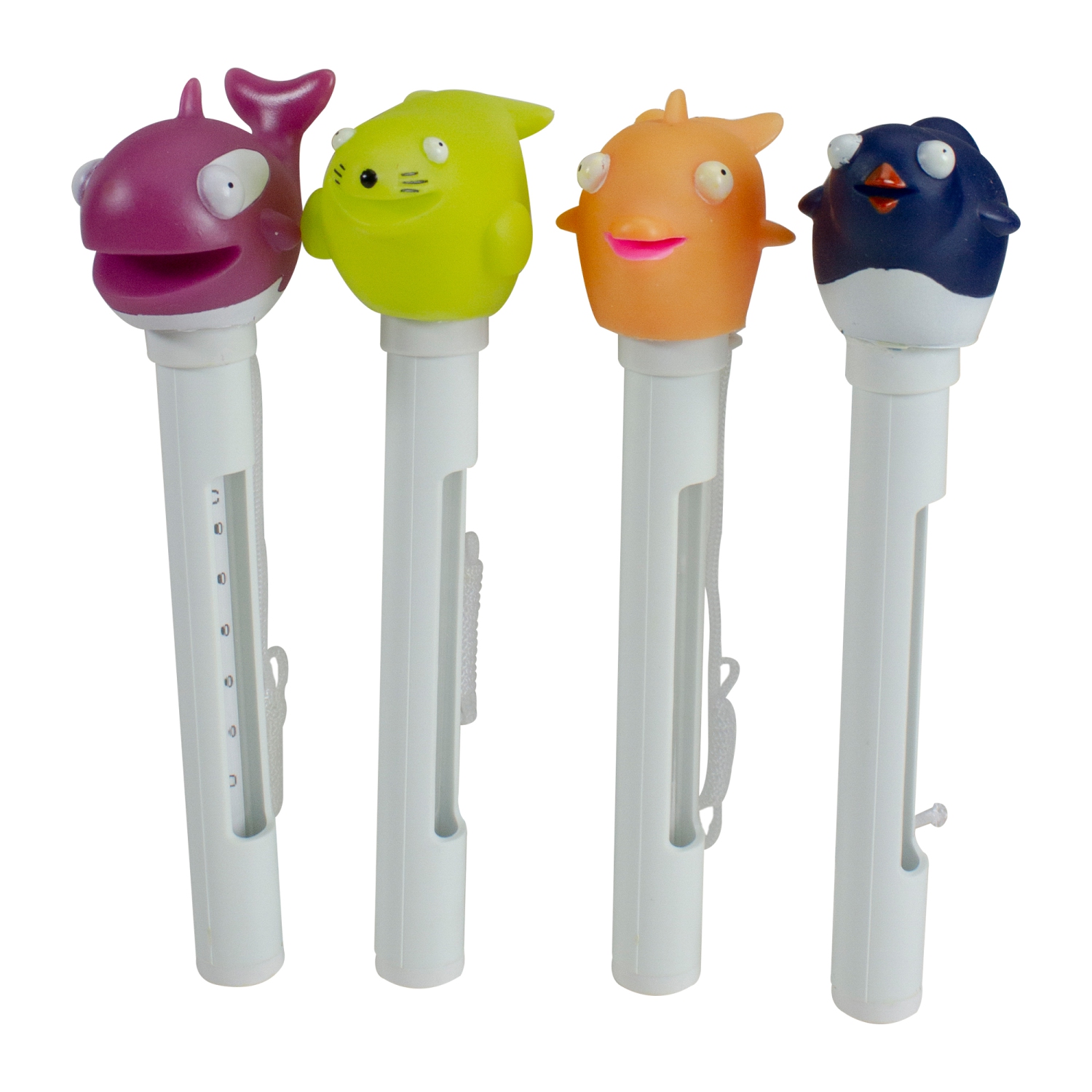 Thermomètres de piscine flottants Sea Babies de 8,25 po - Ensemble de 4