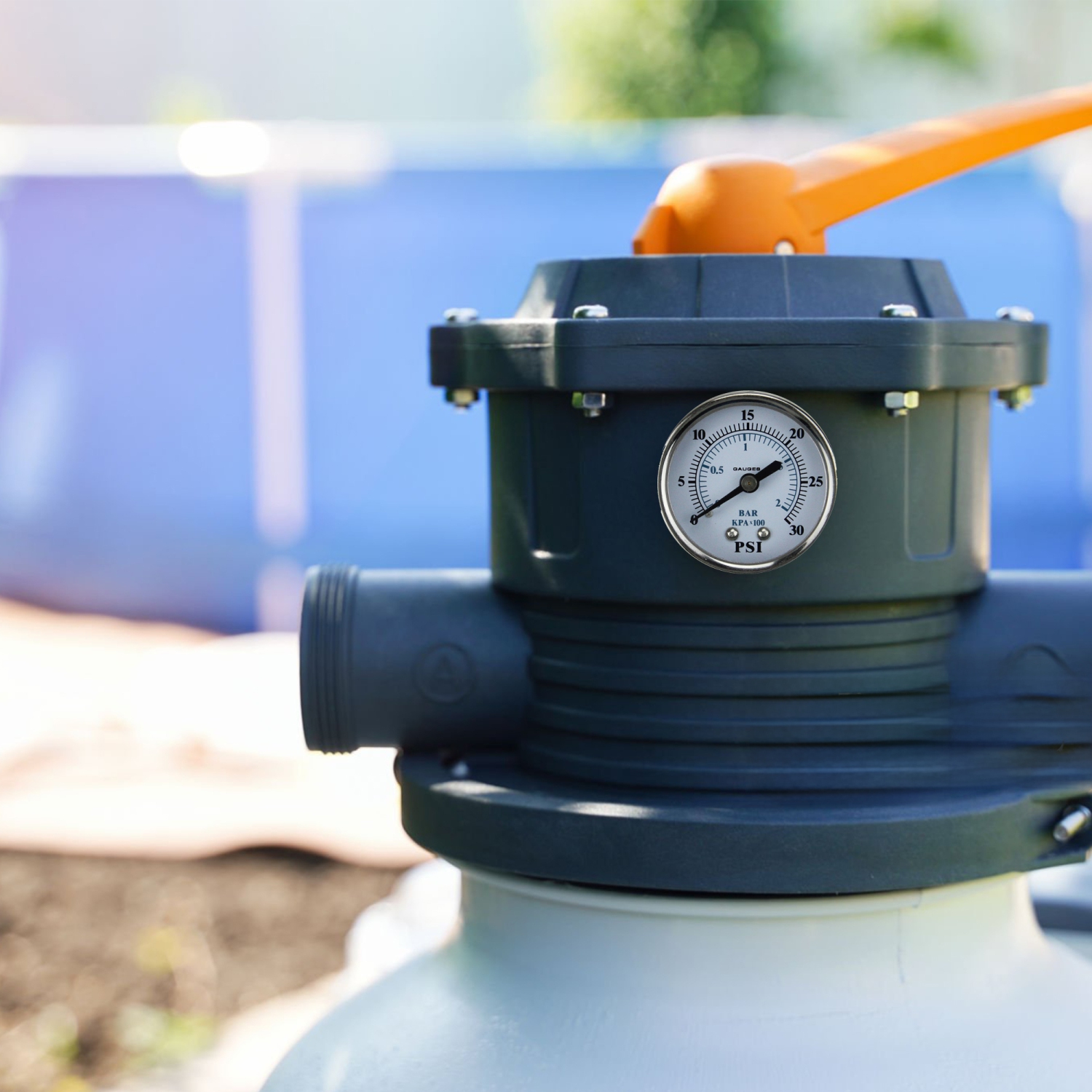 2" Back Mount Stainless Steel Pressure Gauge 0-30 PSI