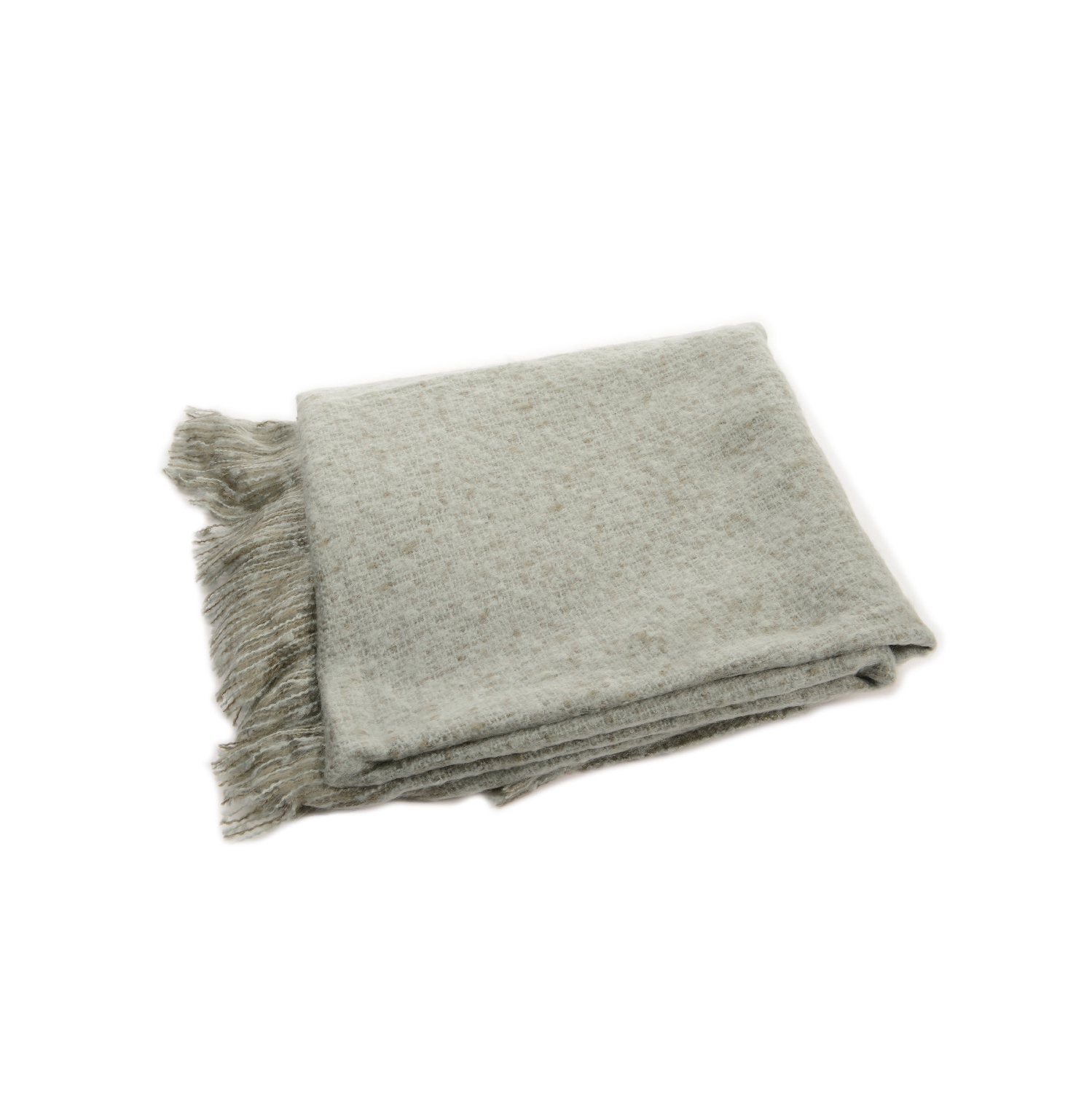 Blue Gray Knitted Waffle Pattern Throw Blanket 50" x 60"