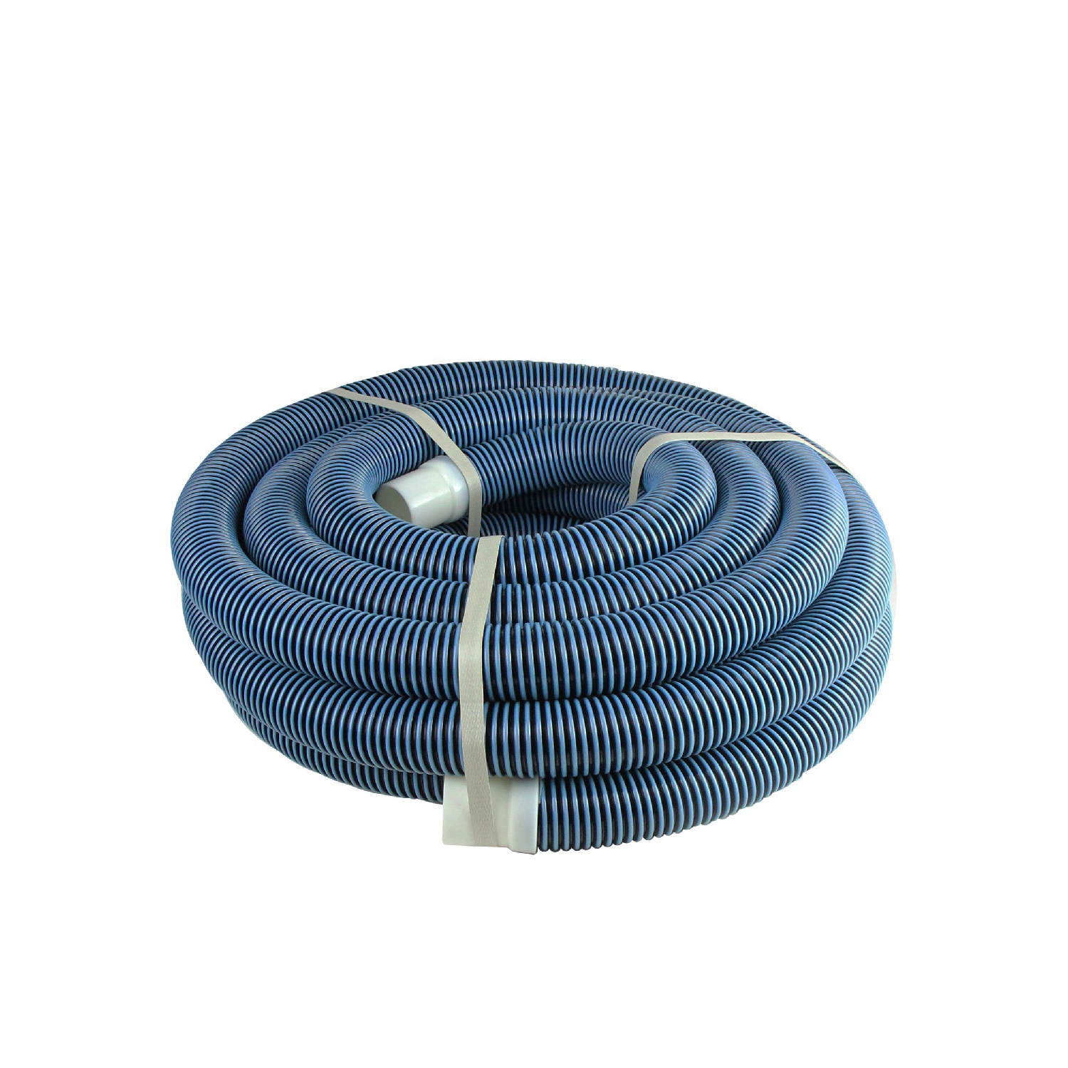 35' x 1.5" Blue Spiral Wound Swimming Pool Vacuum Hose