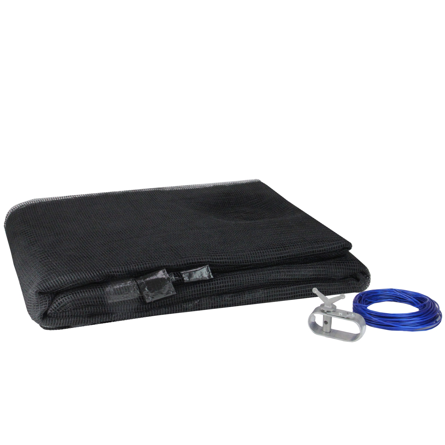 Filet à feuilles de fermeture de piscine hors-terre noir de luxe, 18 pi