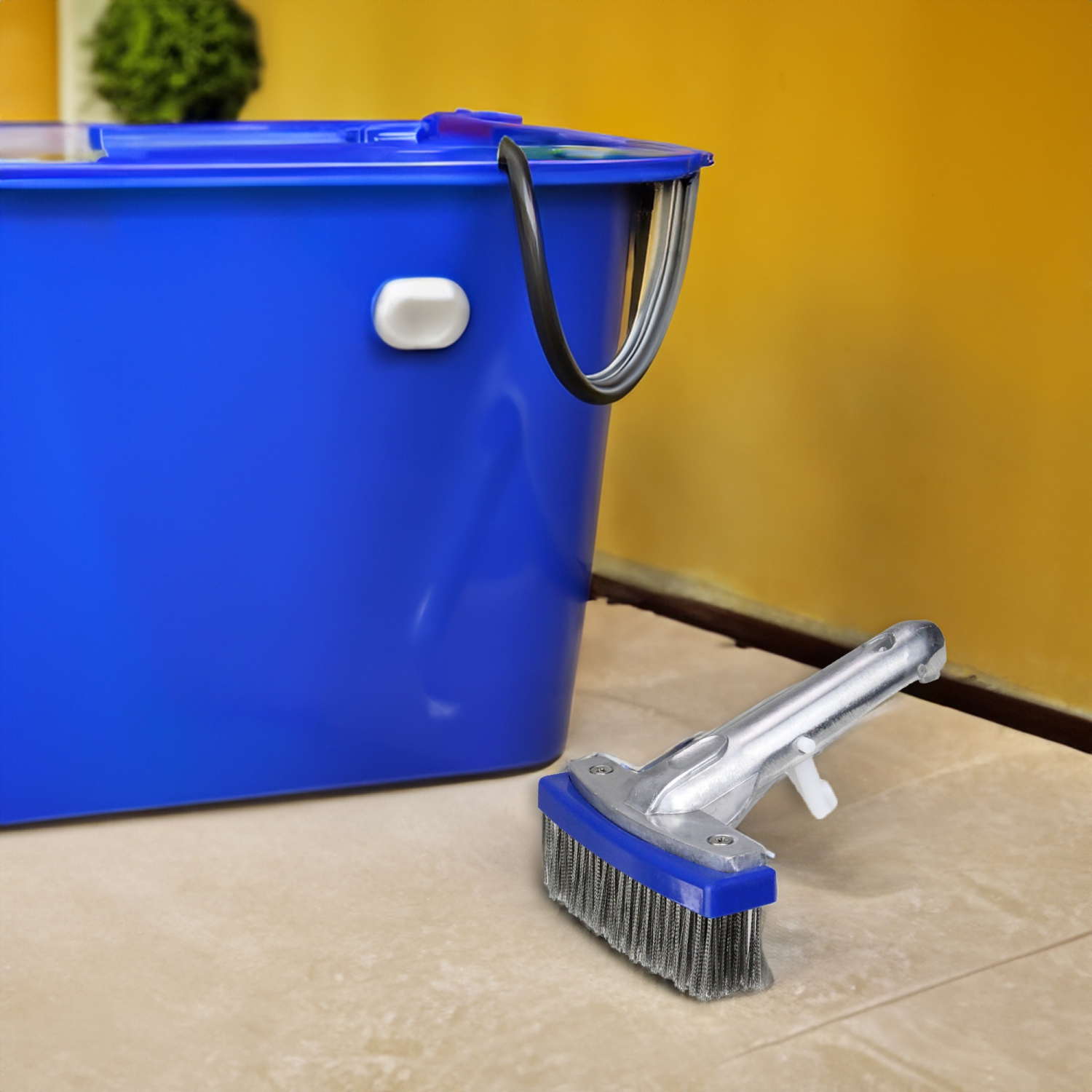 Tête de brosse de piscine à algues en acier inoxydable de 5,5 po