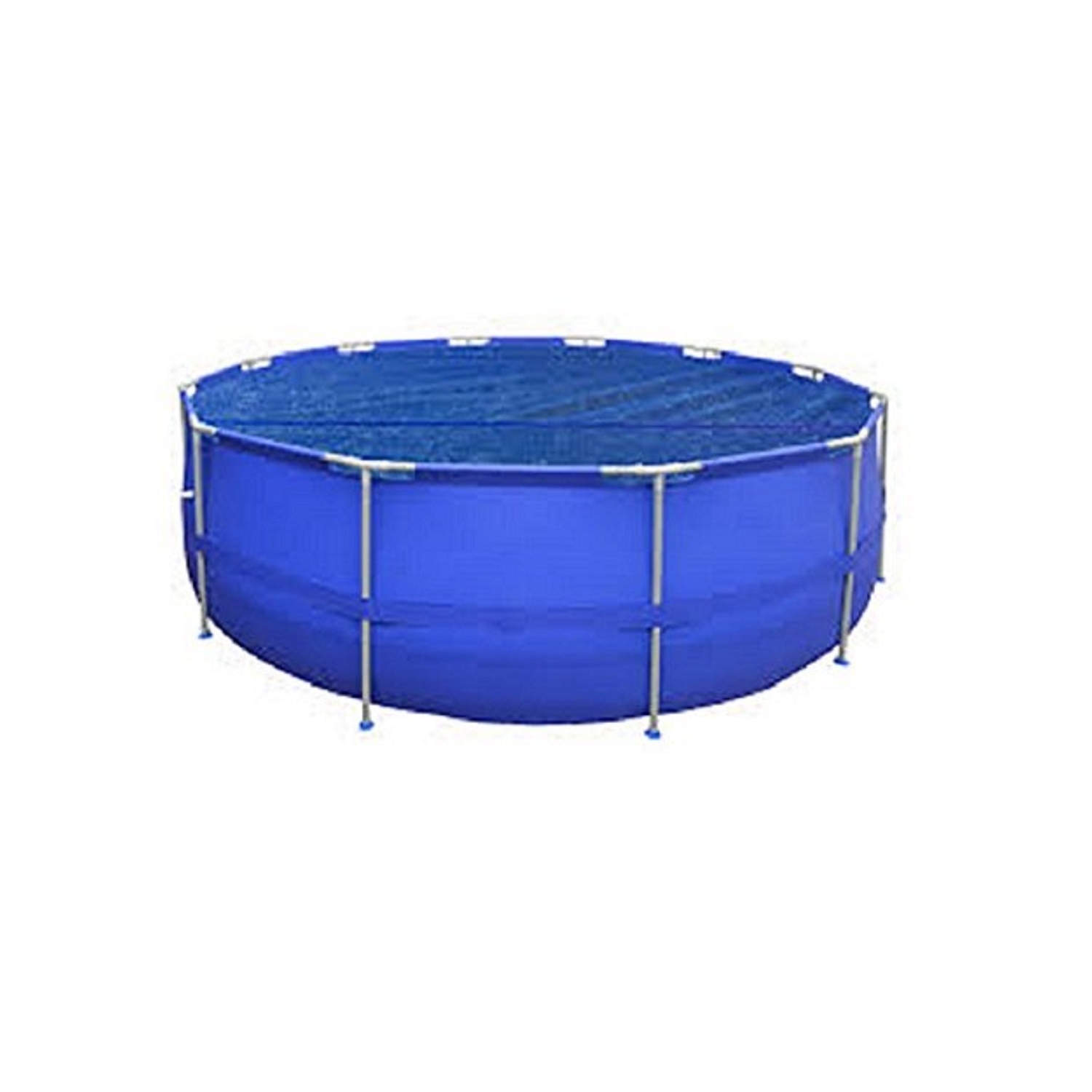 6.3' Blue Round Floating Solar Swimming Pool Cover