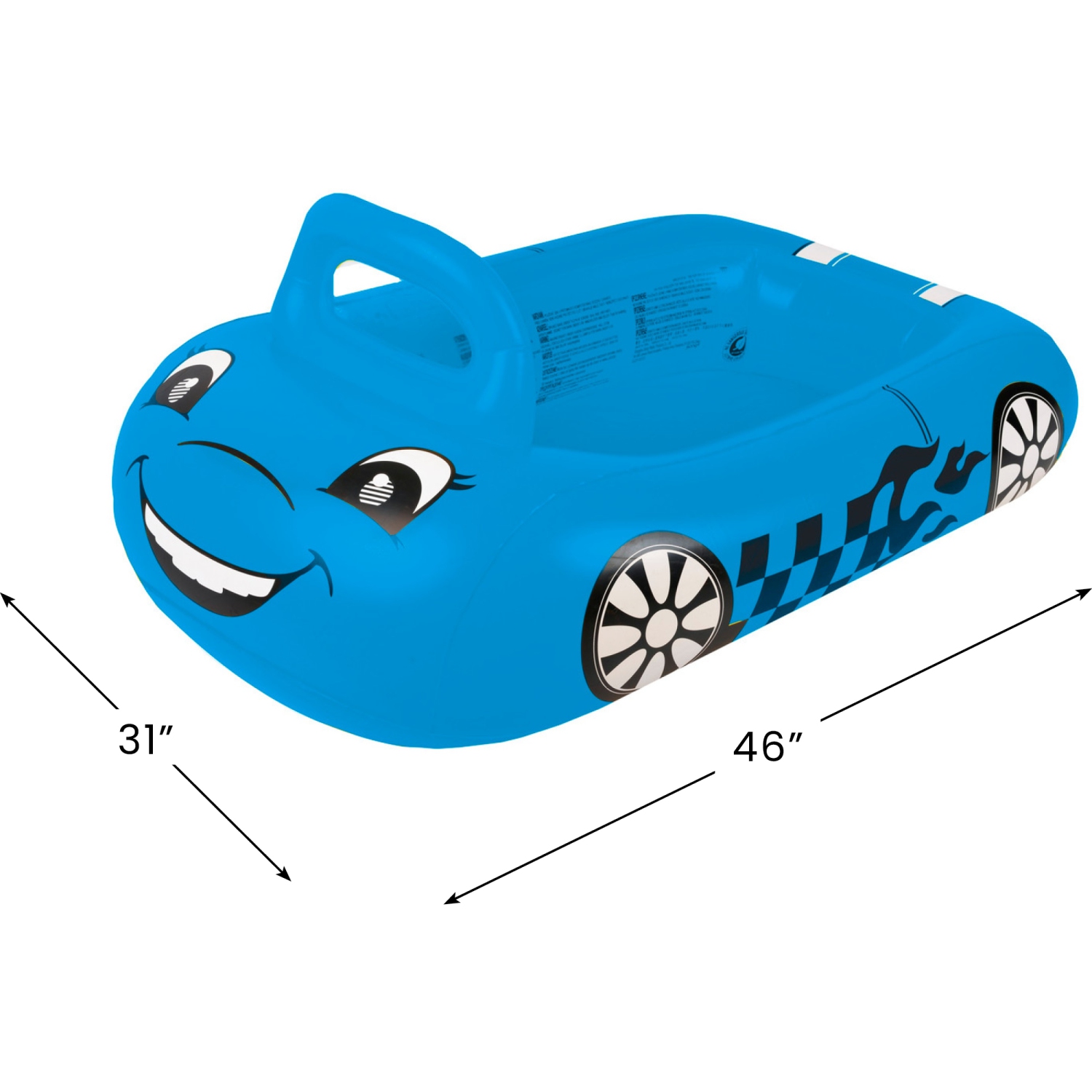 46" Blue Car Kiddie Pool Ball Pit