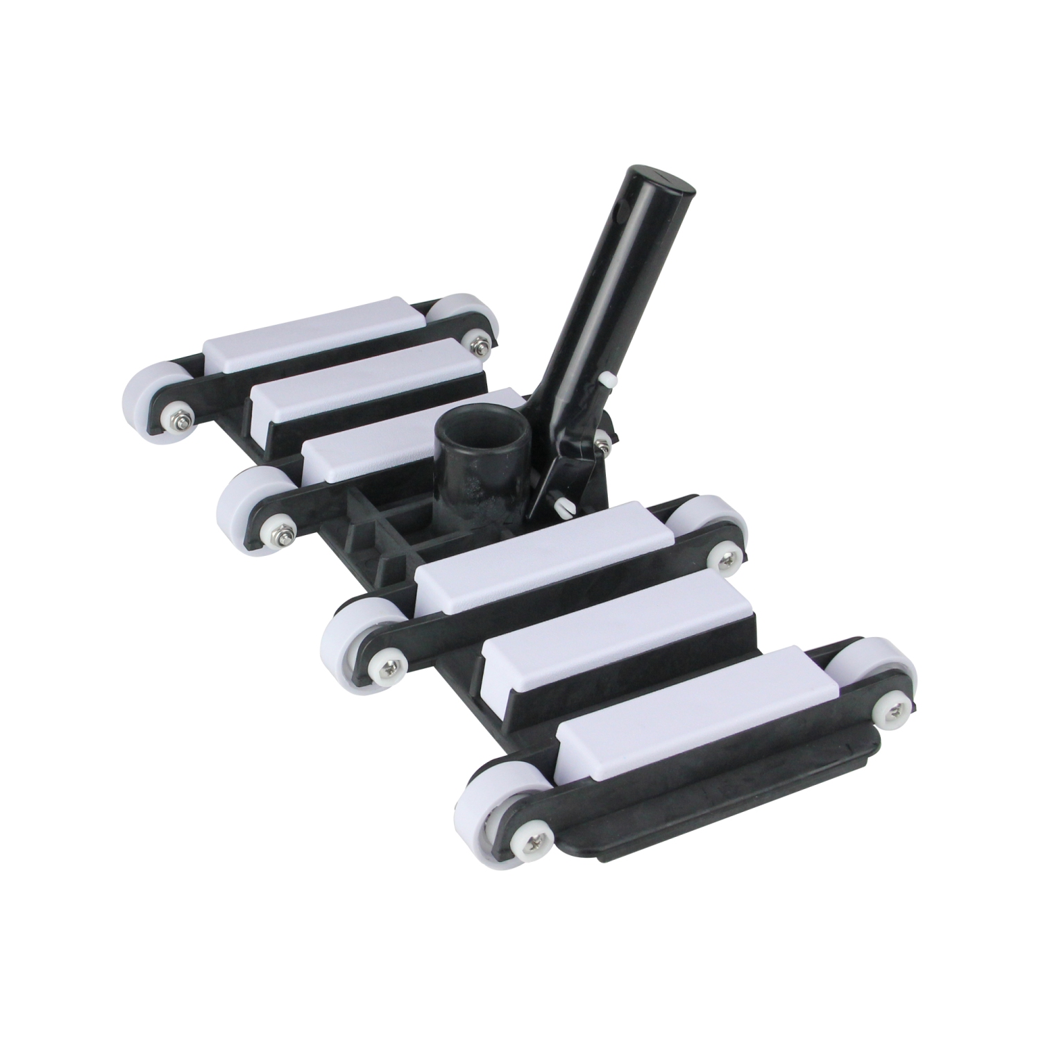 Tête d'aspirateur lestée flexible noire de 14 po