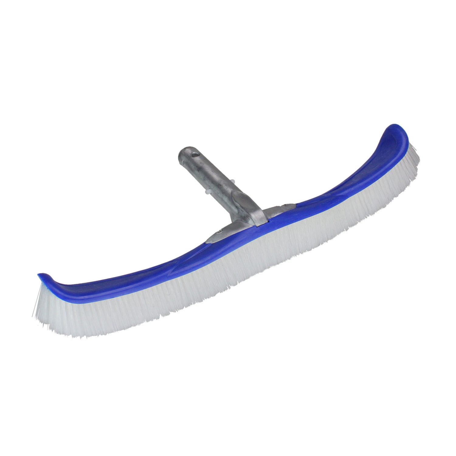 Brosse de nettoyage de piscine à poils souples bleu de 18,25 po