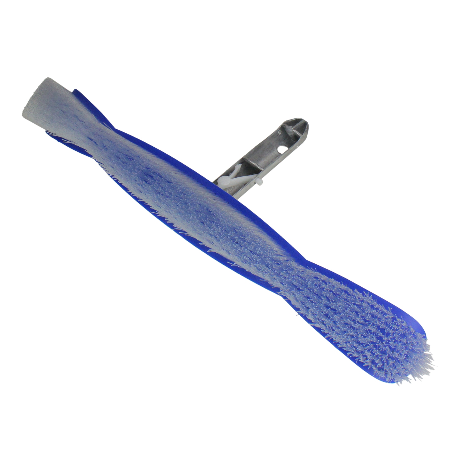 Brosse de nettoyage de piscine à poils souples bleu de 18,25 po