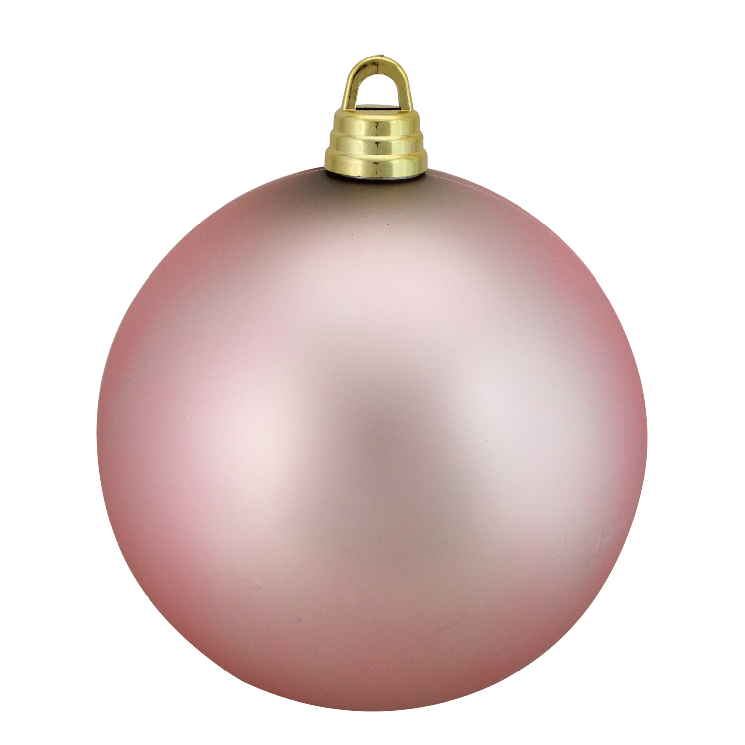 Bubblegum Pink Matte Shatterproof Christmas Ball Ornament 12"