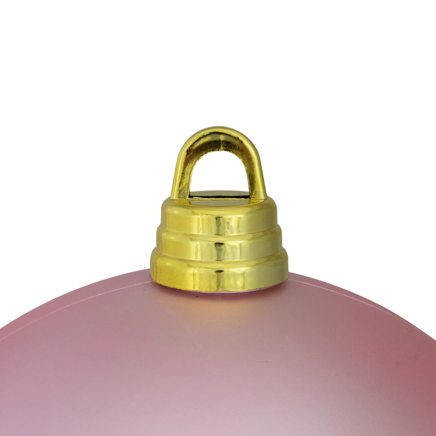 Bubblegum Pink Matte Shatterproof Christmas Ball Ornament 12"