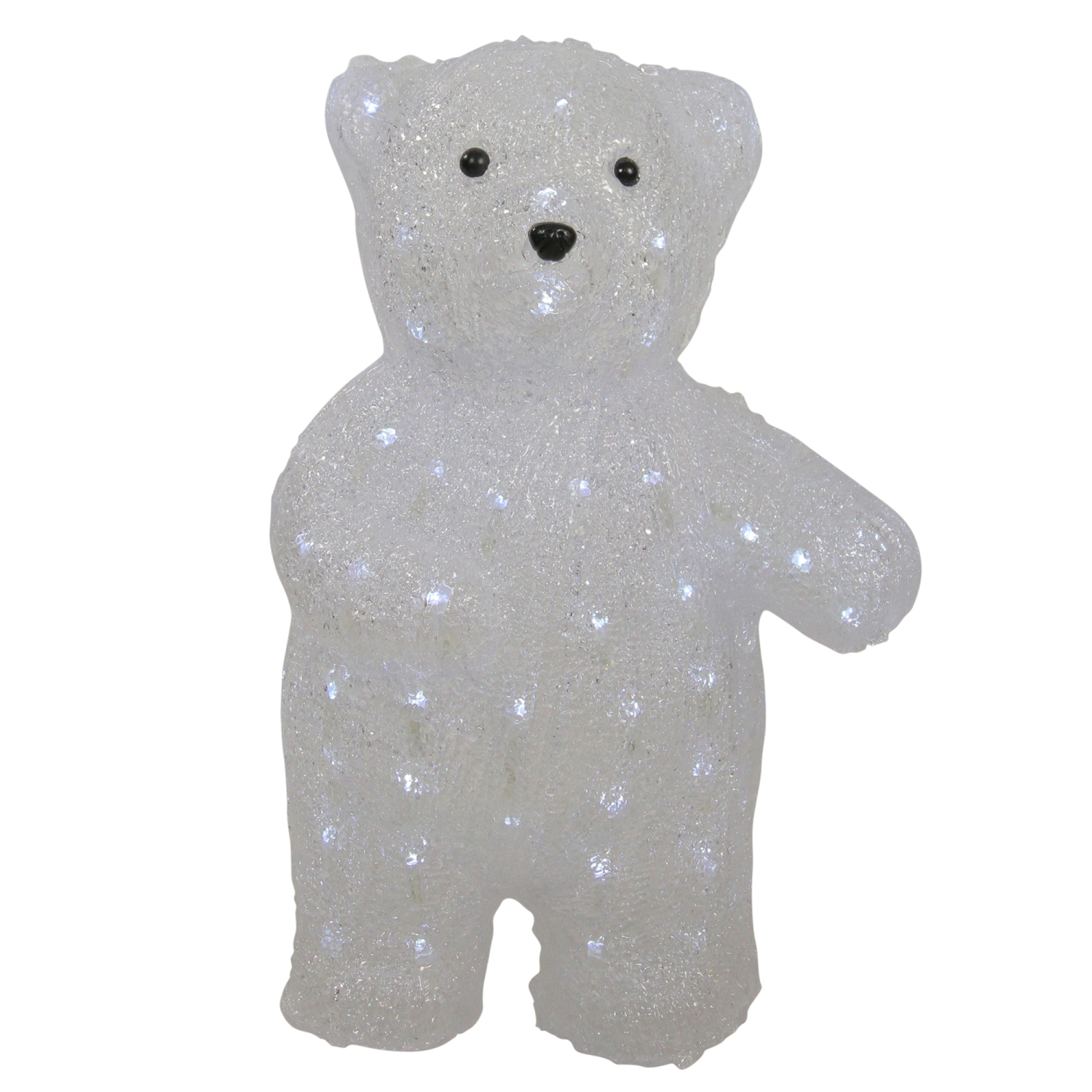 16.5" Lighted Commercial Grade Acrylic Polar Bear Christmas Display Decoration