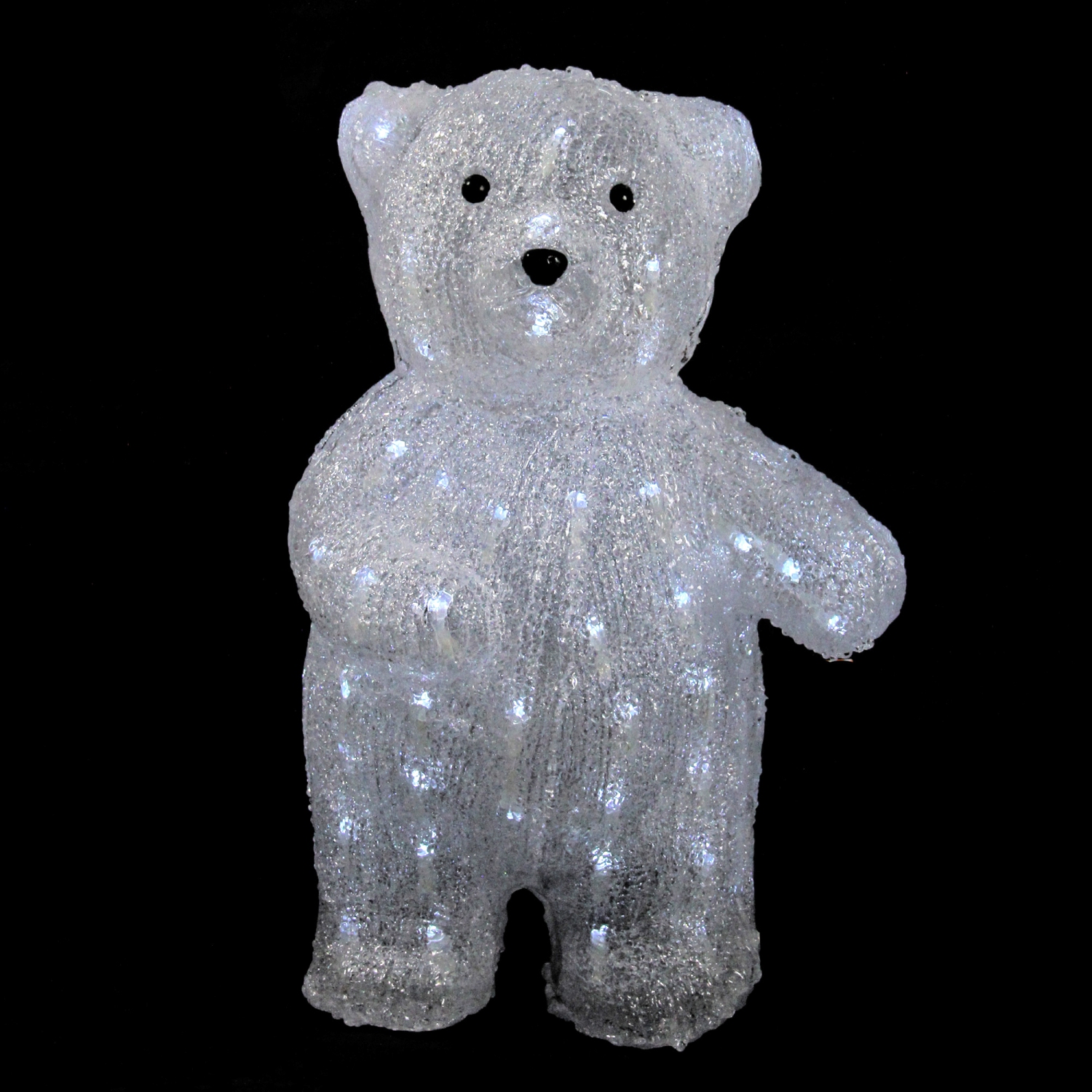 16.5" Lighted Commercial Grade Acrylic Polar Bear Christmas Display Decoration