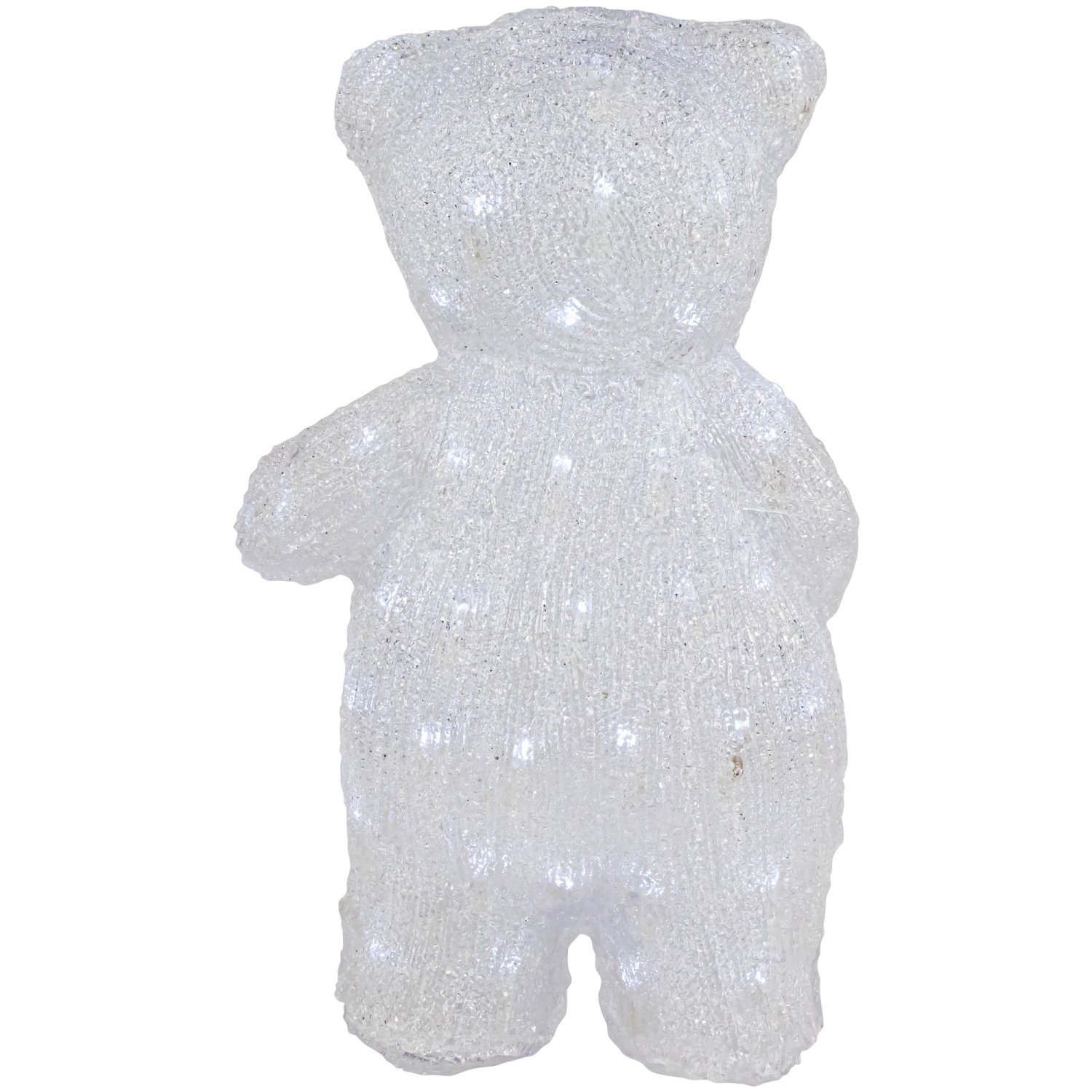 16.5" Lighted Commercial Grade Acrylic Polar Bear Christmas Display Decoration