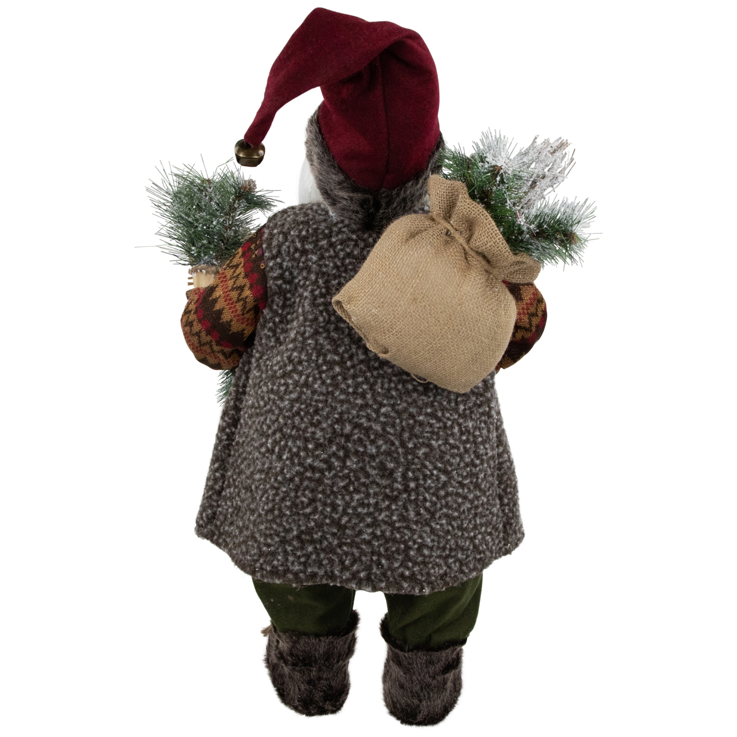 24" Country Rustic Santa Claus Christmas Figure