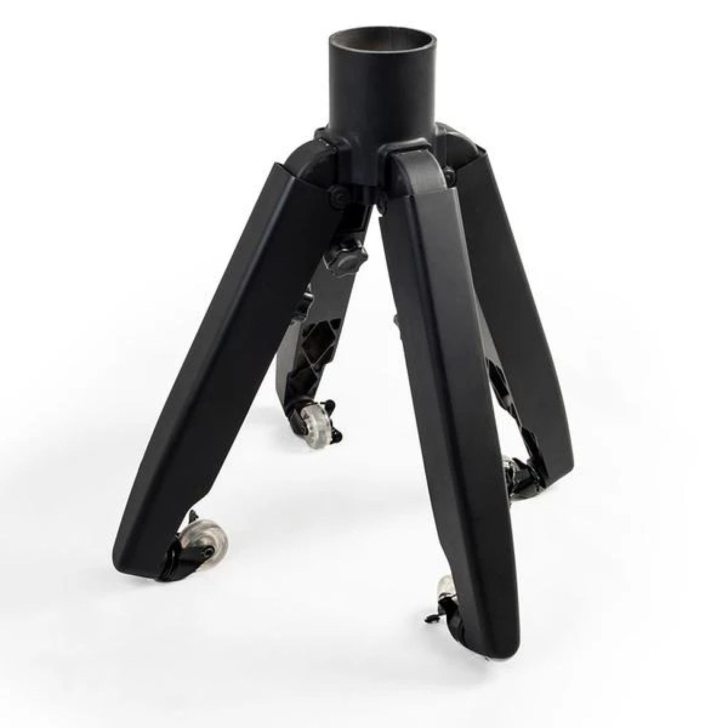 Adjustable Rolling Christmas Tree Stand for Trees 6'-9' - Black