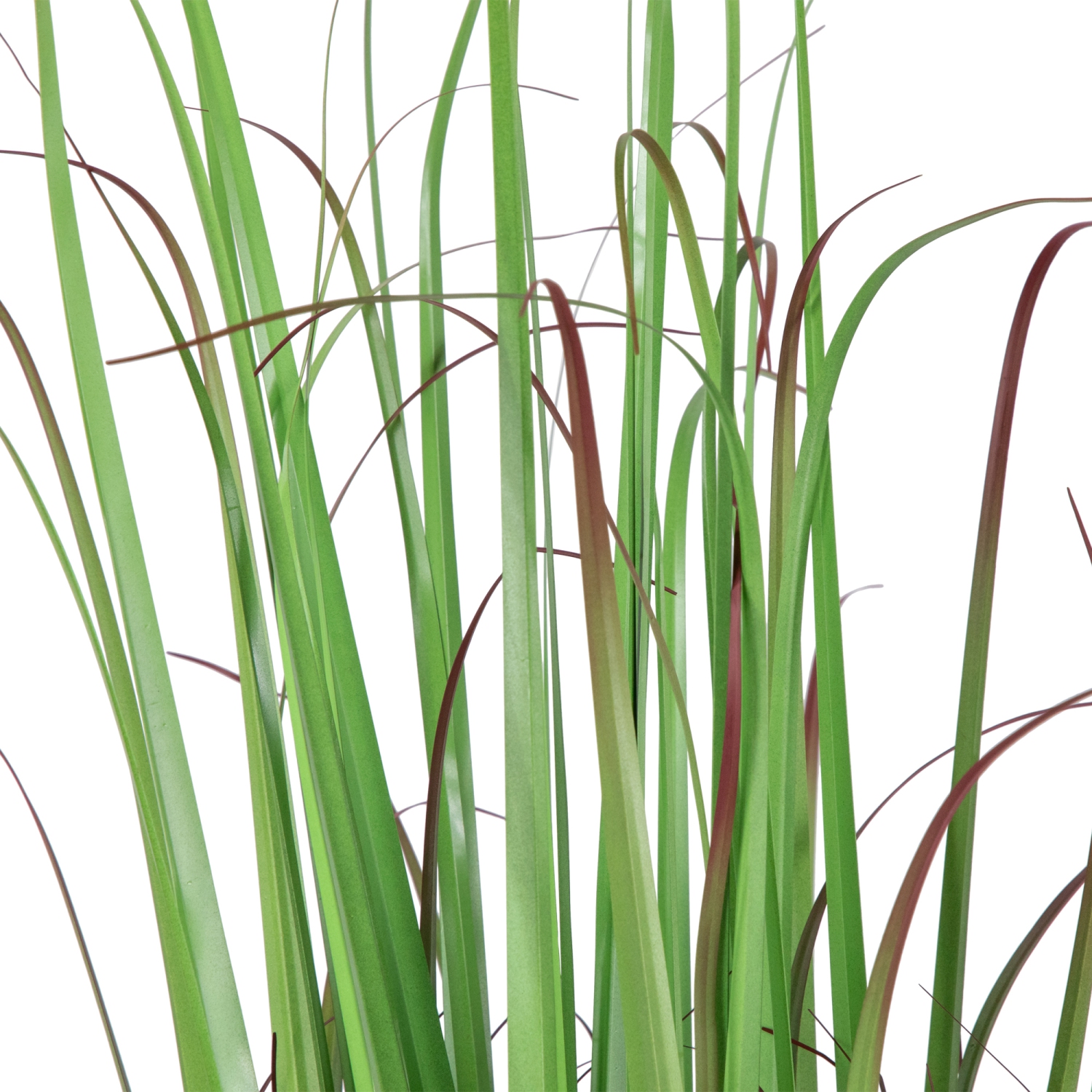 40" Potted Artificial Green Onion Grass Plant