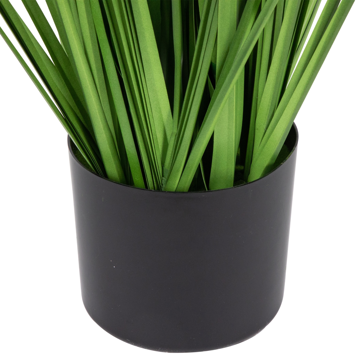 40" Potted Artificial Green Onion Grass Plant
