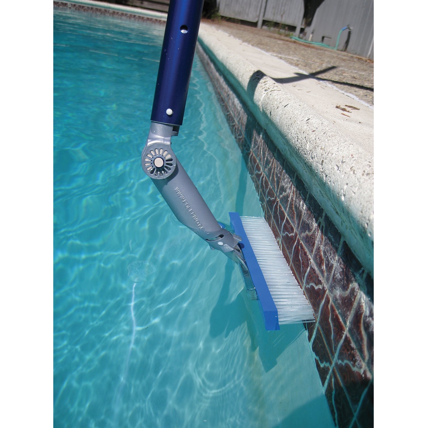 Connecteur pivotant réglable à mât gris de 10 po pour poteaux de piscine