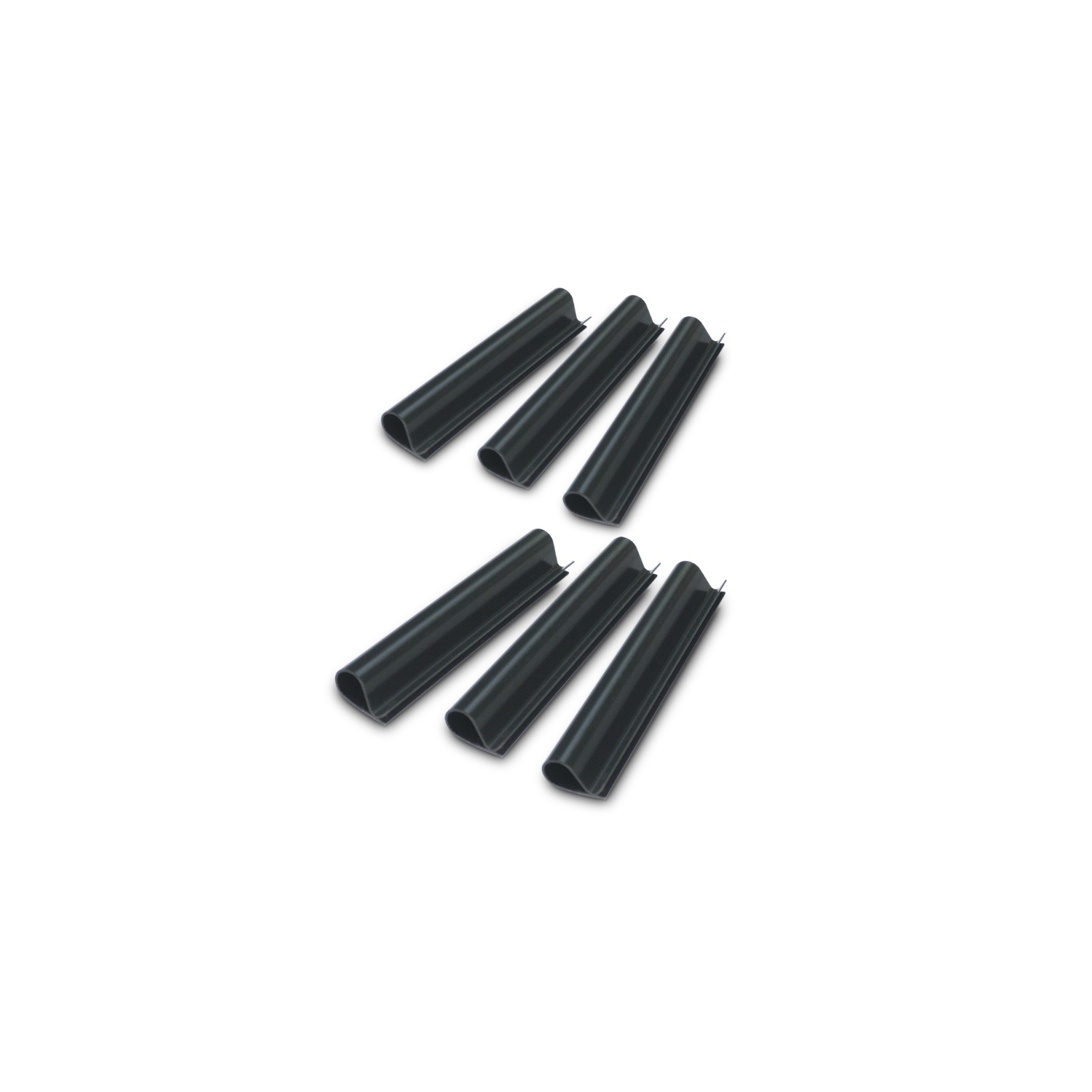 Ensemble de 6 pinces de bâche d'hiver pour piscine hors-terre Black HydroTools de 6 po