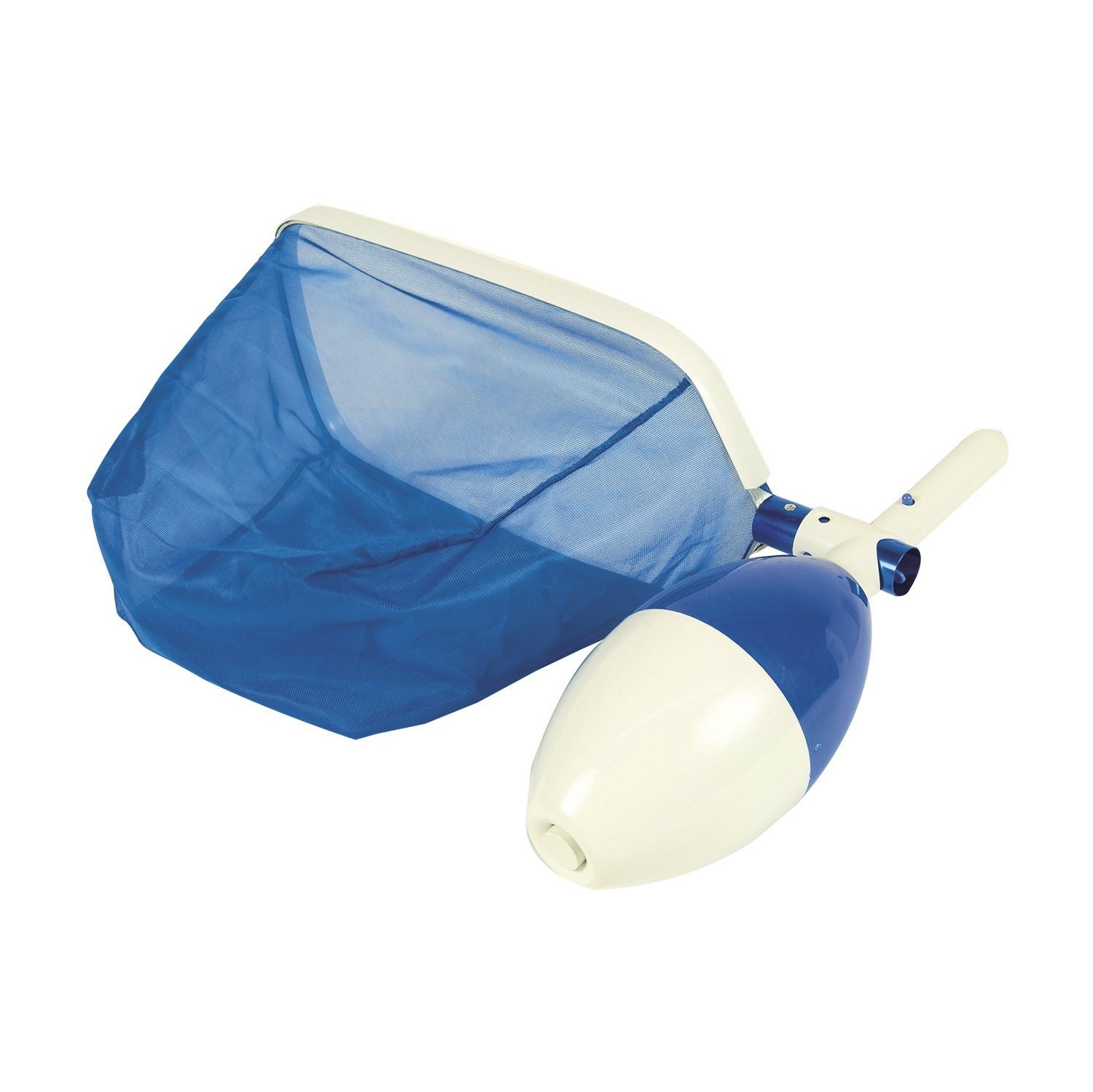 Écumoire de piscine flottante bidirectionnelle Easy Skim bleue et blanche de 21 po