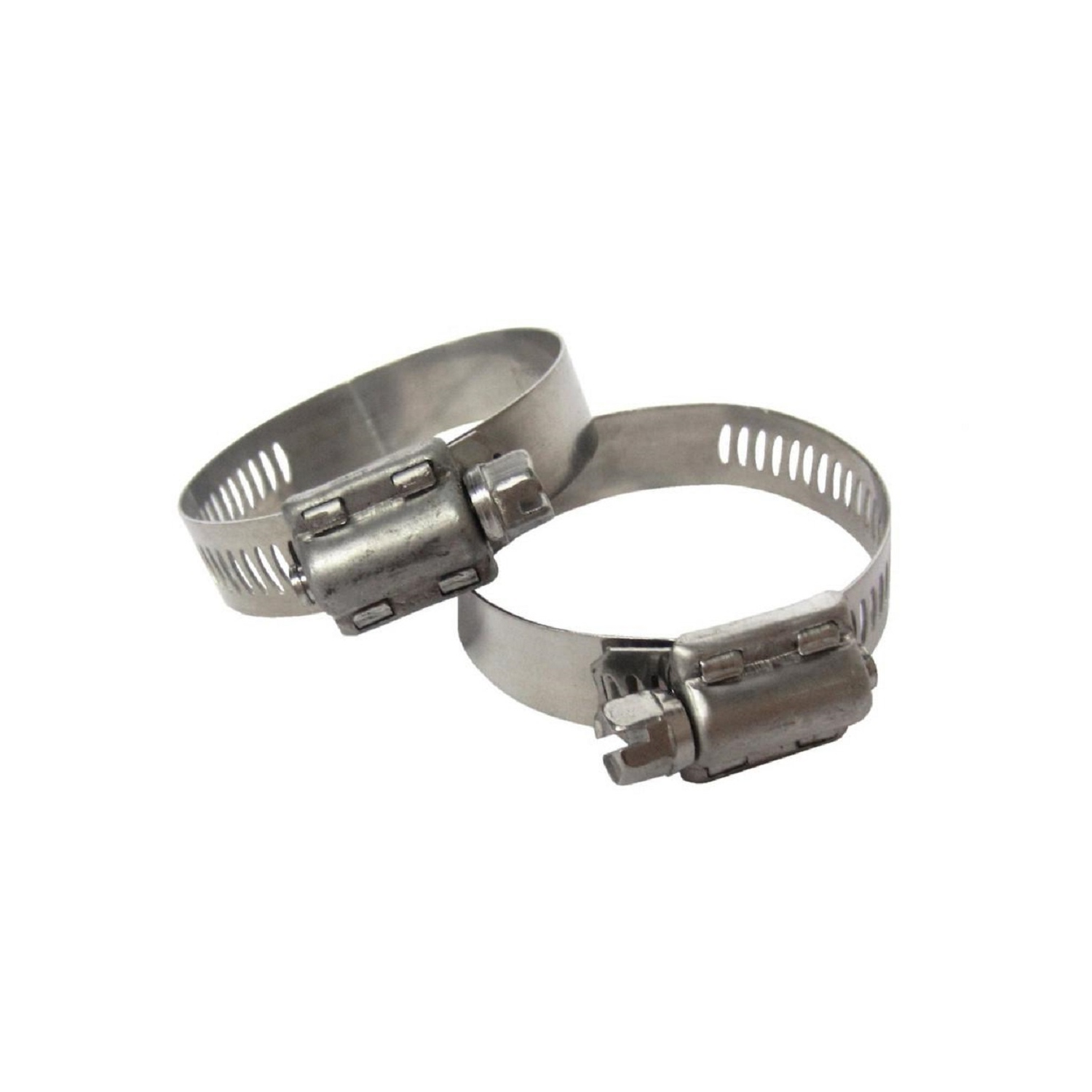 Ensemble de 2 colliers de flexible argentés - 2,5 po