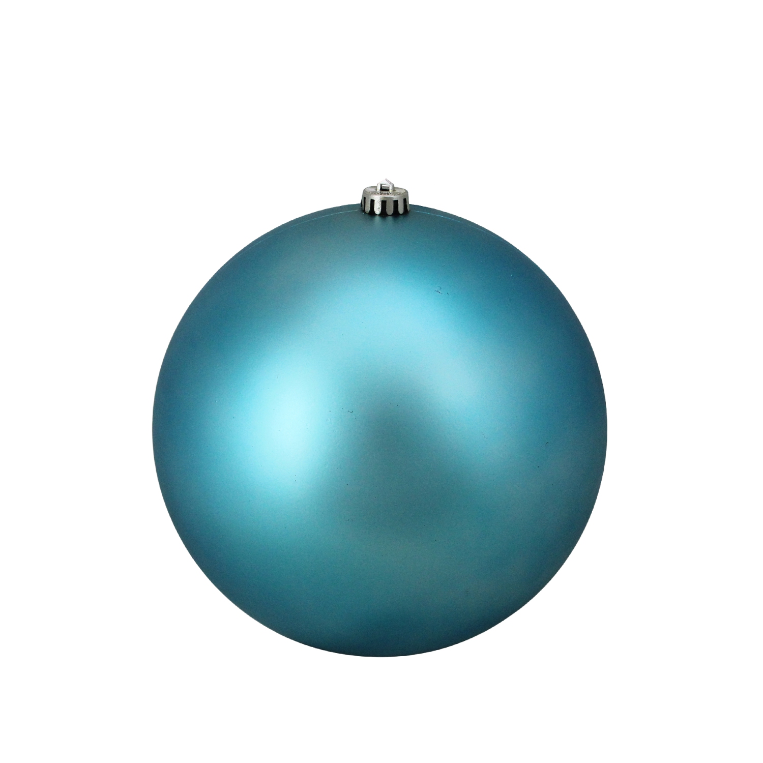 Matte Shatterproof Commercial Christmas Ball Ornament - 10" - Turquoise Blue