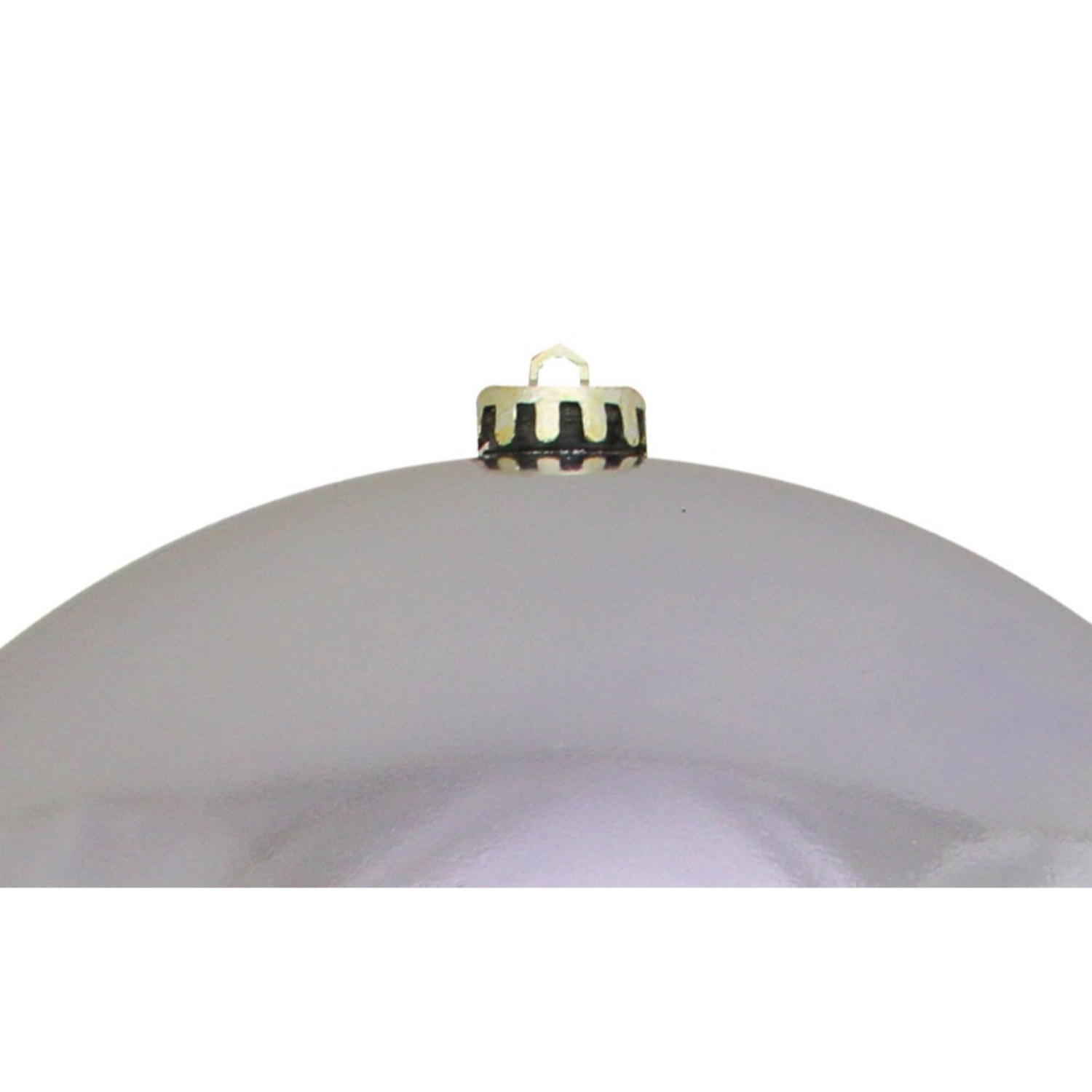 Shiny Shatterproof Commercial Christmas Ball Ornament - 10" - Gray
