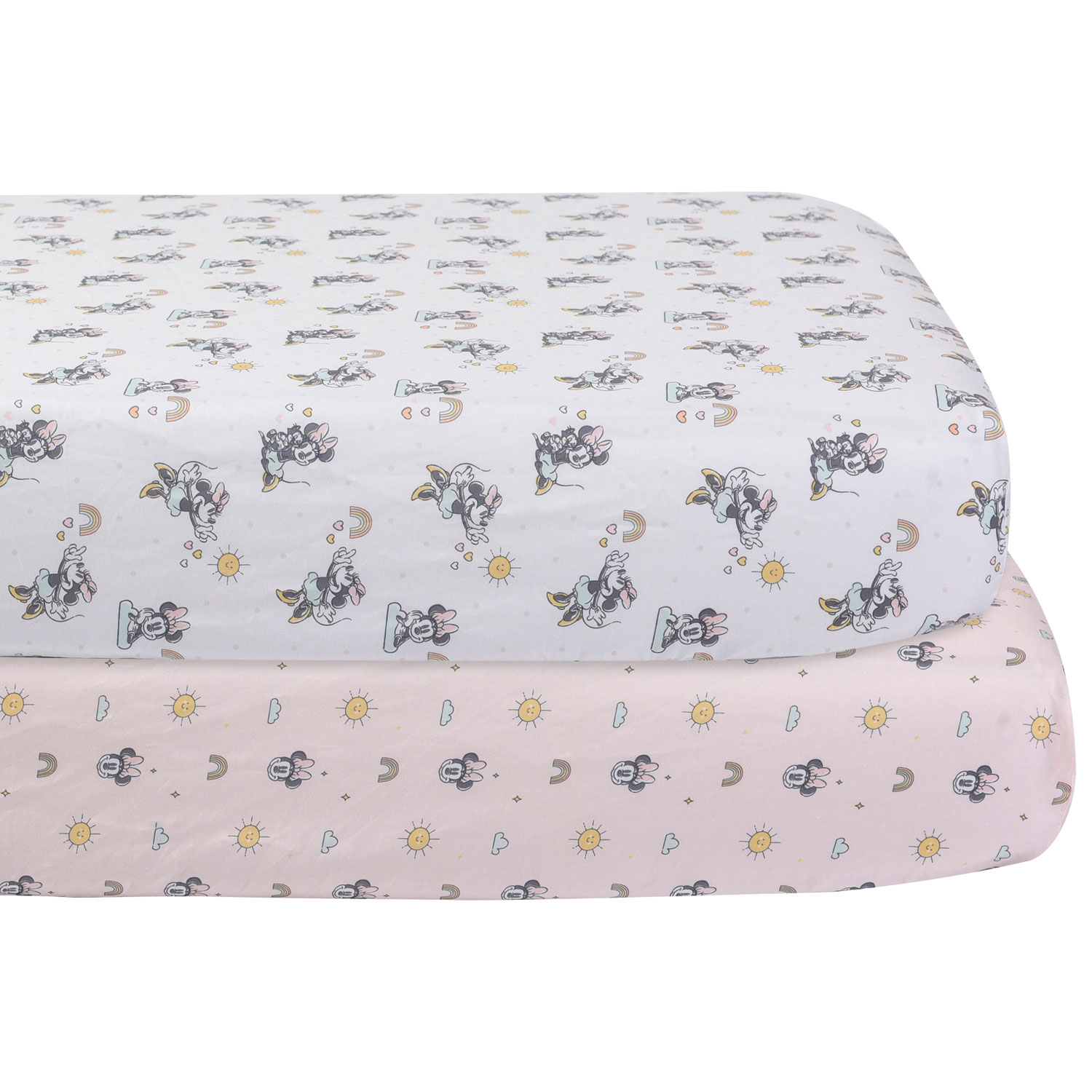 Baby minnie mouse crib bedding set 5 pieces hot sale