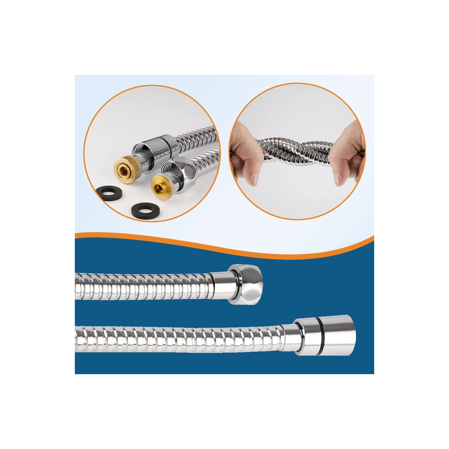 Handheld Bidet Toilet Sprayer, Version 2.0 Stainless Steel Bathroom Bidet Sprayer Set, Brush Nickel Finish,Wall or Toilet Mount