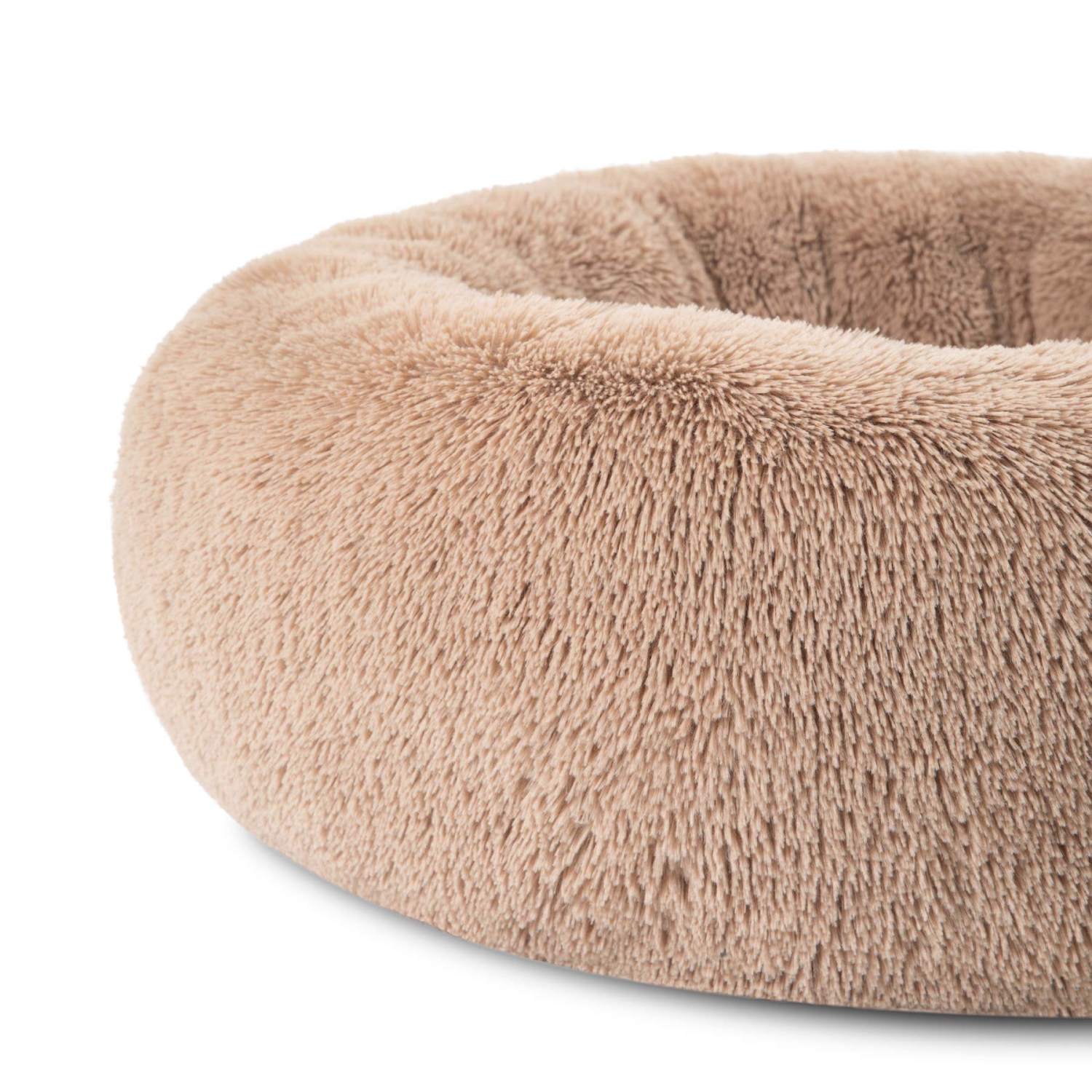 Small Dog Bed Washable - Self Calming Dog Beds - 23 inches Fluffy Donut Cuddler for Small/Medium Deep Sleep Cat up to 25lbs - Anti-Anxiety Indoor