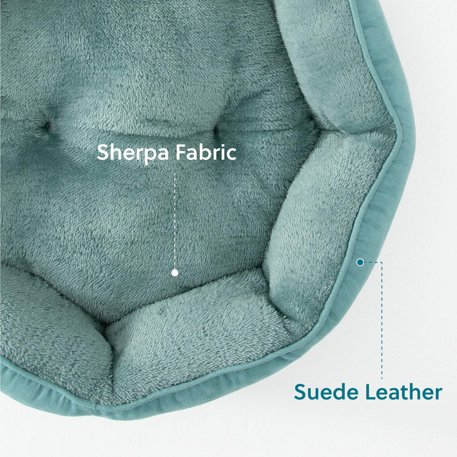 Small Dog Bed, Round Pet Bed for Cats and Small Dogs – Machine Washable Cat Beds - Anti-Slip Bottom - All Season Ultra Soft Cat & Dog Cushion Bed -