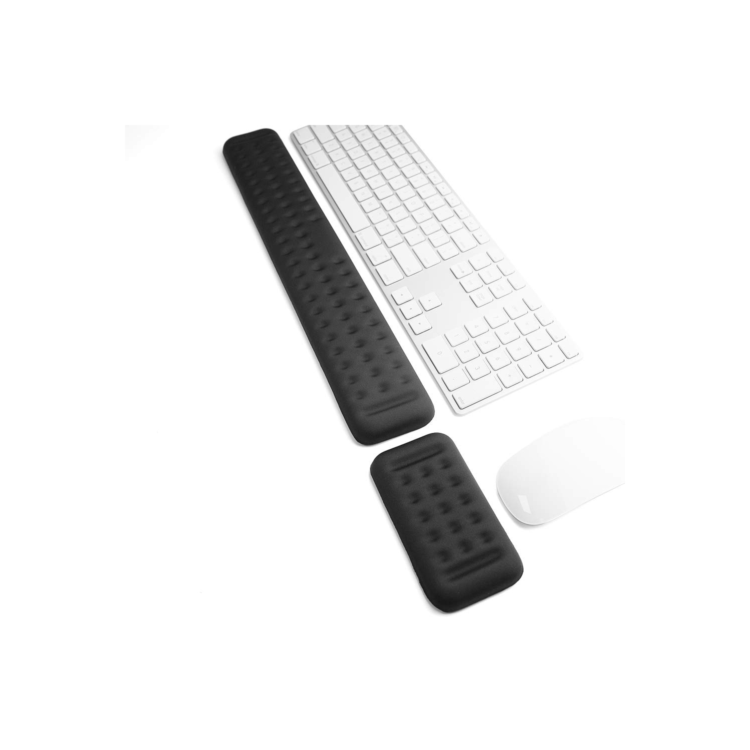 Keyboard and Mouse Wrist Rest Set Gaming Memory Foam Ergonomic Hand Palm Rest Support for Computer, PC, Laptop, Mac Typing and Wrist Pain Relief and