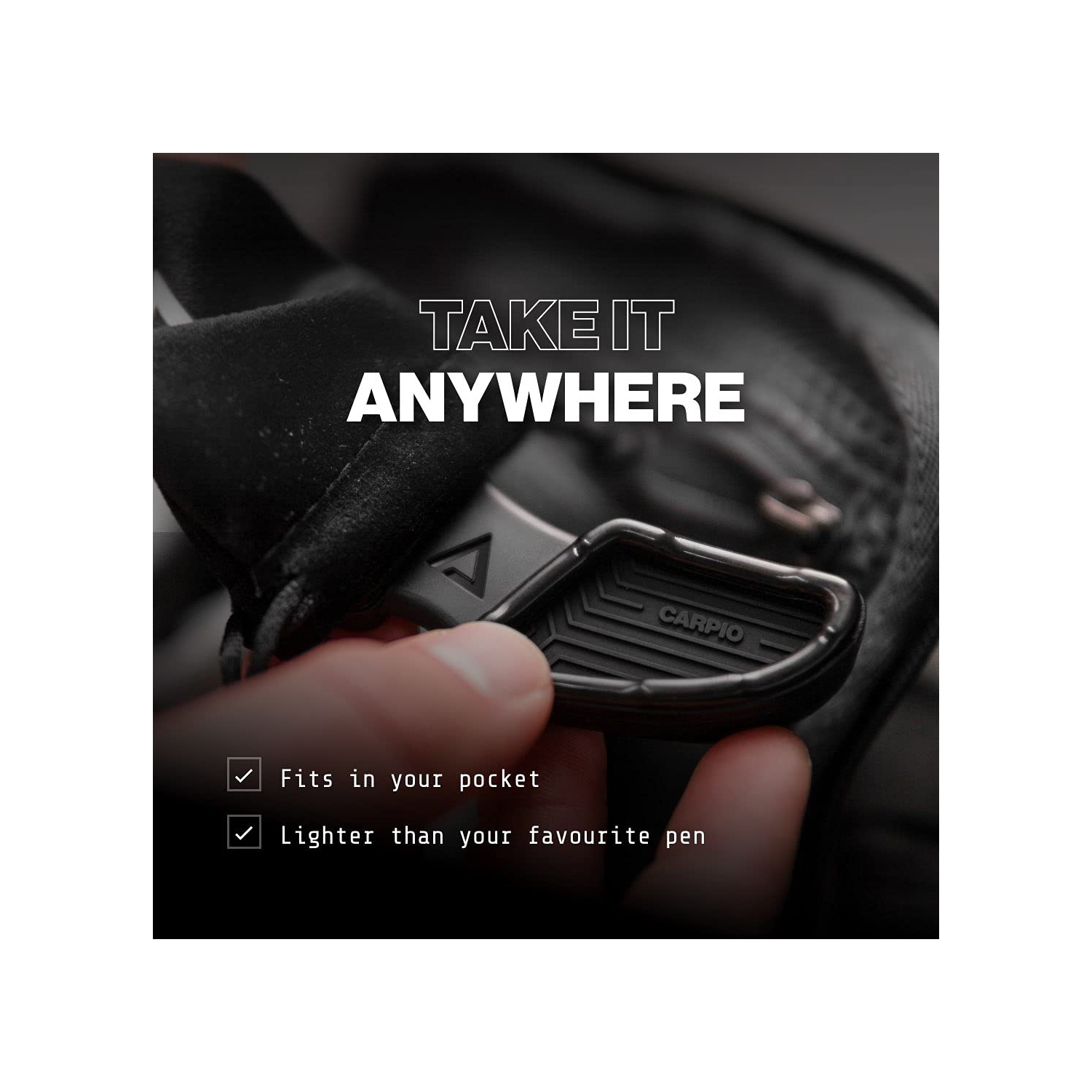 Carpio 2,0 - Repose-poignets ergonomique pour souris, support de tunnel carpial, soulagement de la douleur, antifatigue, Easy Glide, Élégant, bureau,