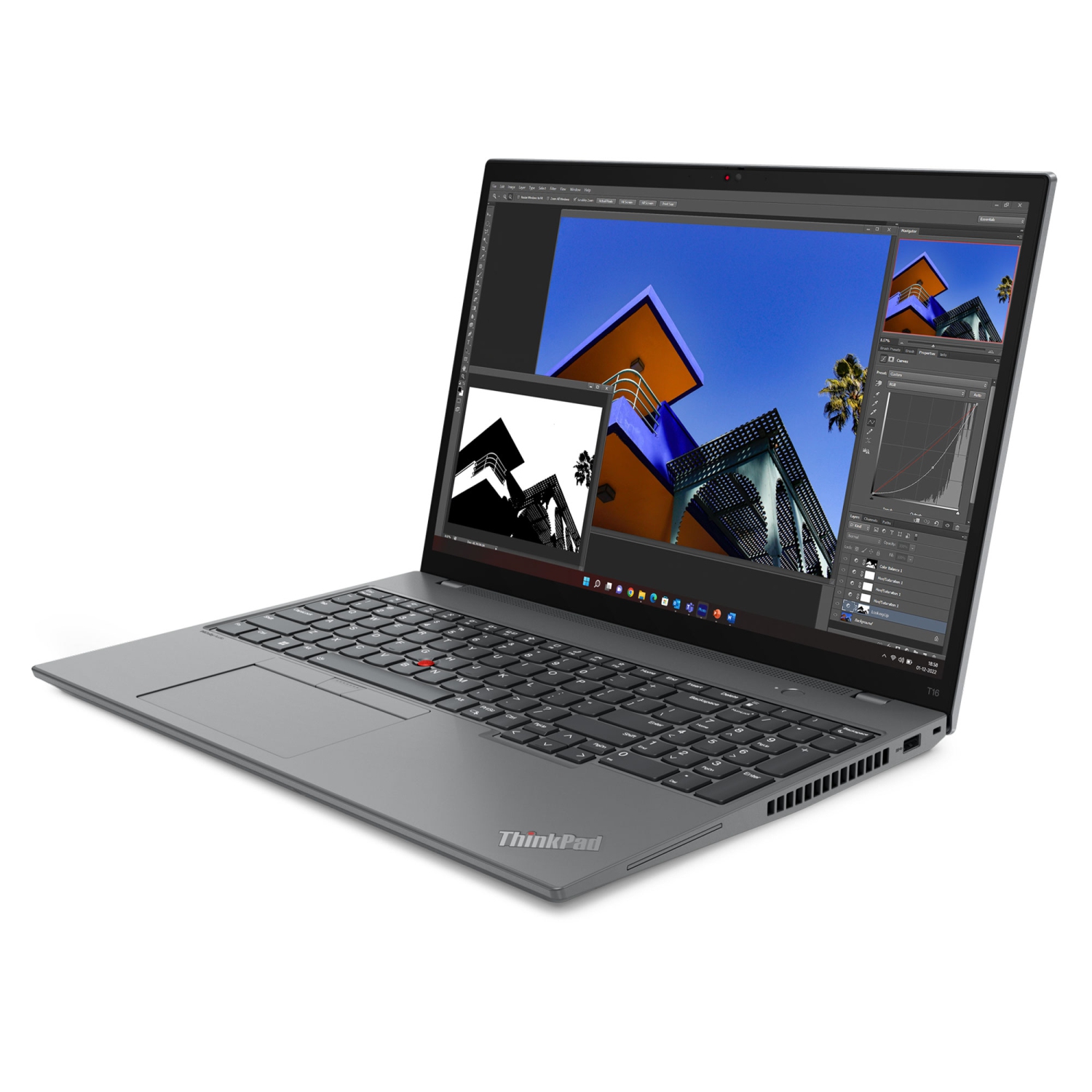 Lenovo ThinkPad T16 Gen 2 Intel Laptop, 16" IPS 60Hz, i7-1355U, UHD, 16GB, 512GB