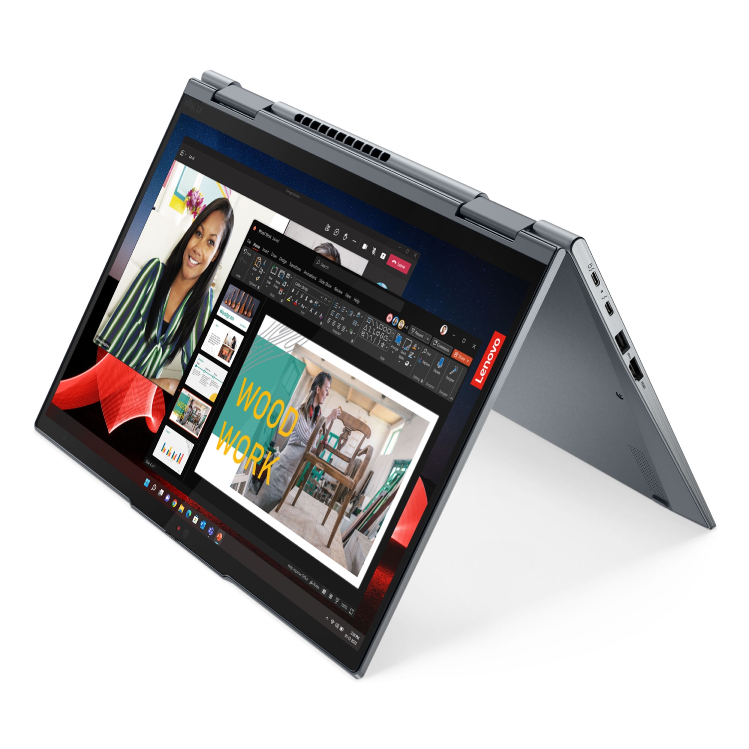 Lenovo ThinkPad X1 Yoga Gen 8 Intel Laptop, 14" IPS Low Blue Light, vPro®, Iris Xe Graphics, 16GB, 512GB