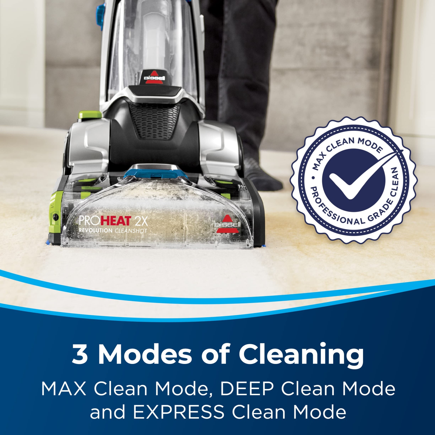 BISSELL ProHeat 2X Revolution Premier CleanShot Carpet Cleaner, 3588B