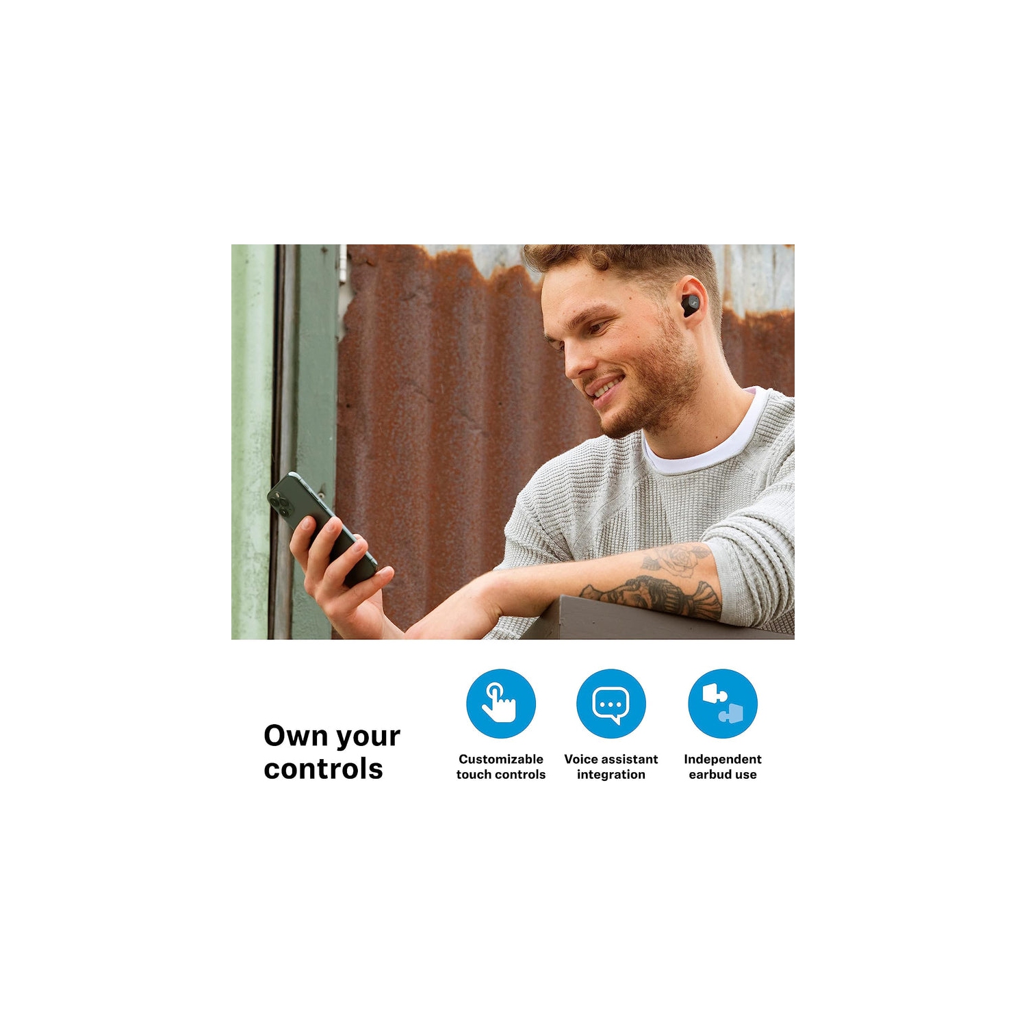 Écouteurs boutons sans fil autonomes CX plus de Sennheiser - Noir - remis à neuf