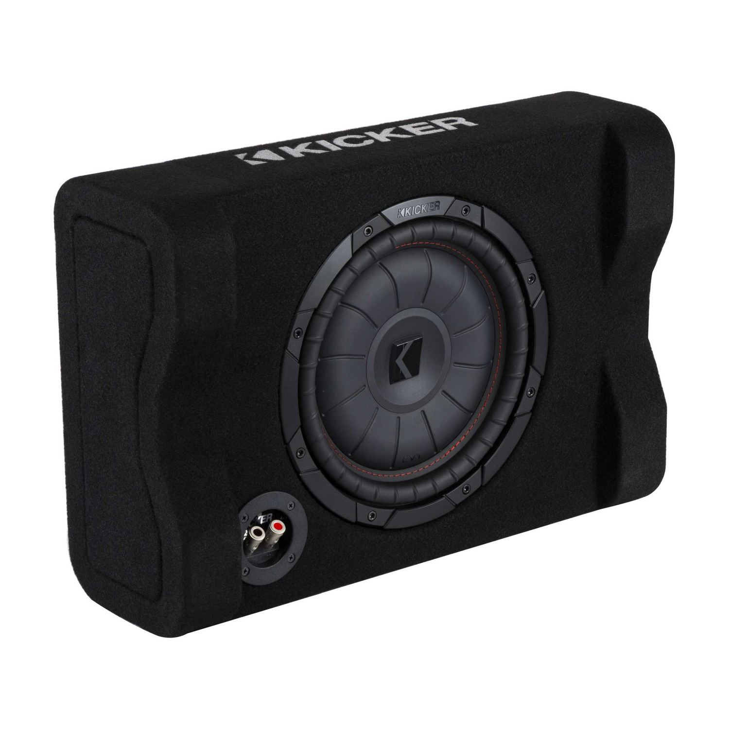 Kicker 48CVTDF102 CVTDF 10" Subwoofer in Down Firing Encl, 2-Ohm; RoHS Compliant