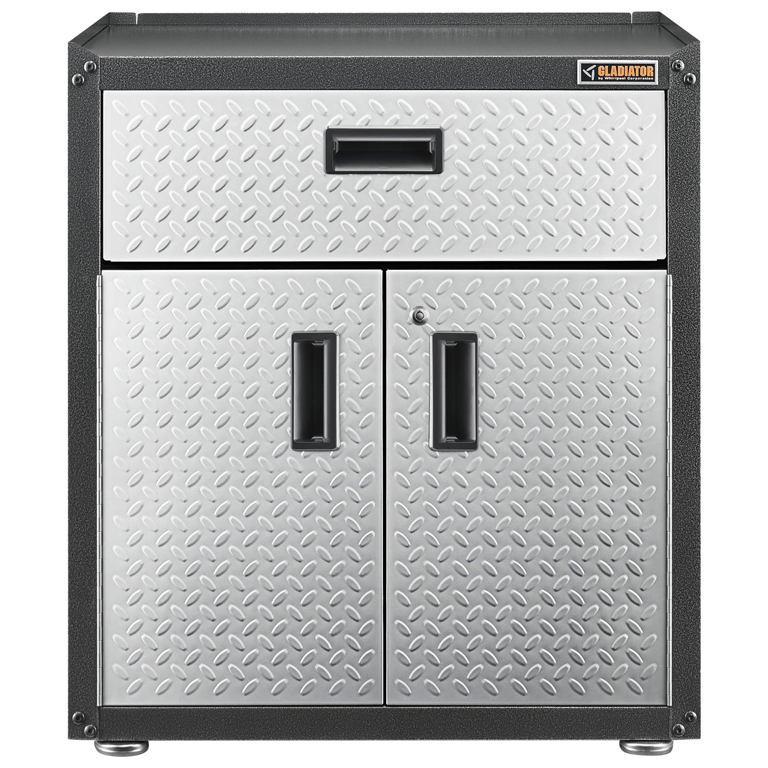 Armoire murale en acier GearBox de Gladiator - Argenté